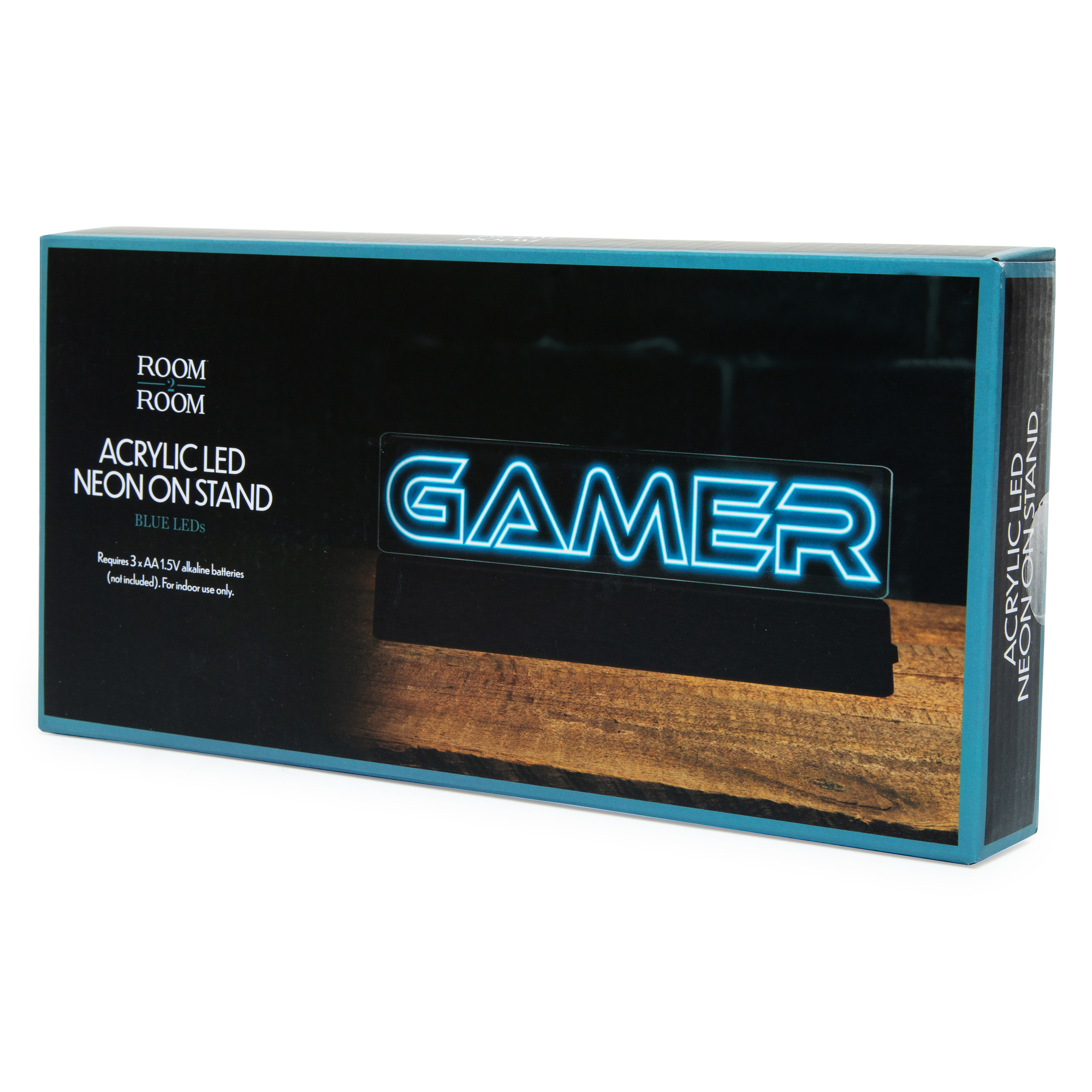 Gamer' LED Neon Light w/ Stand