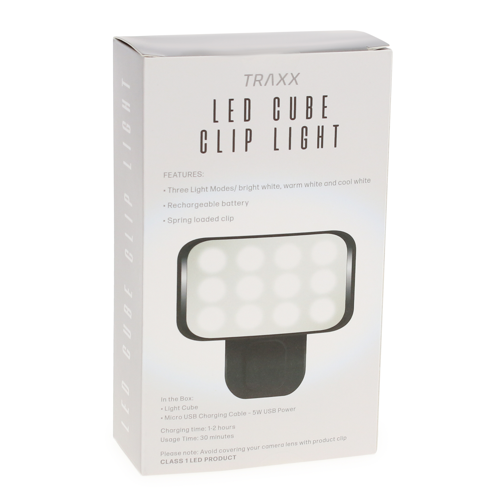 LED Cube Clip-On Selfie Light