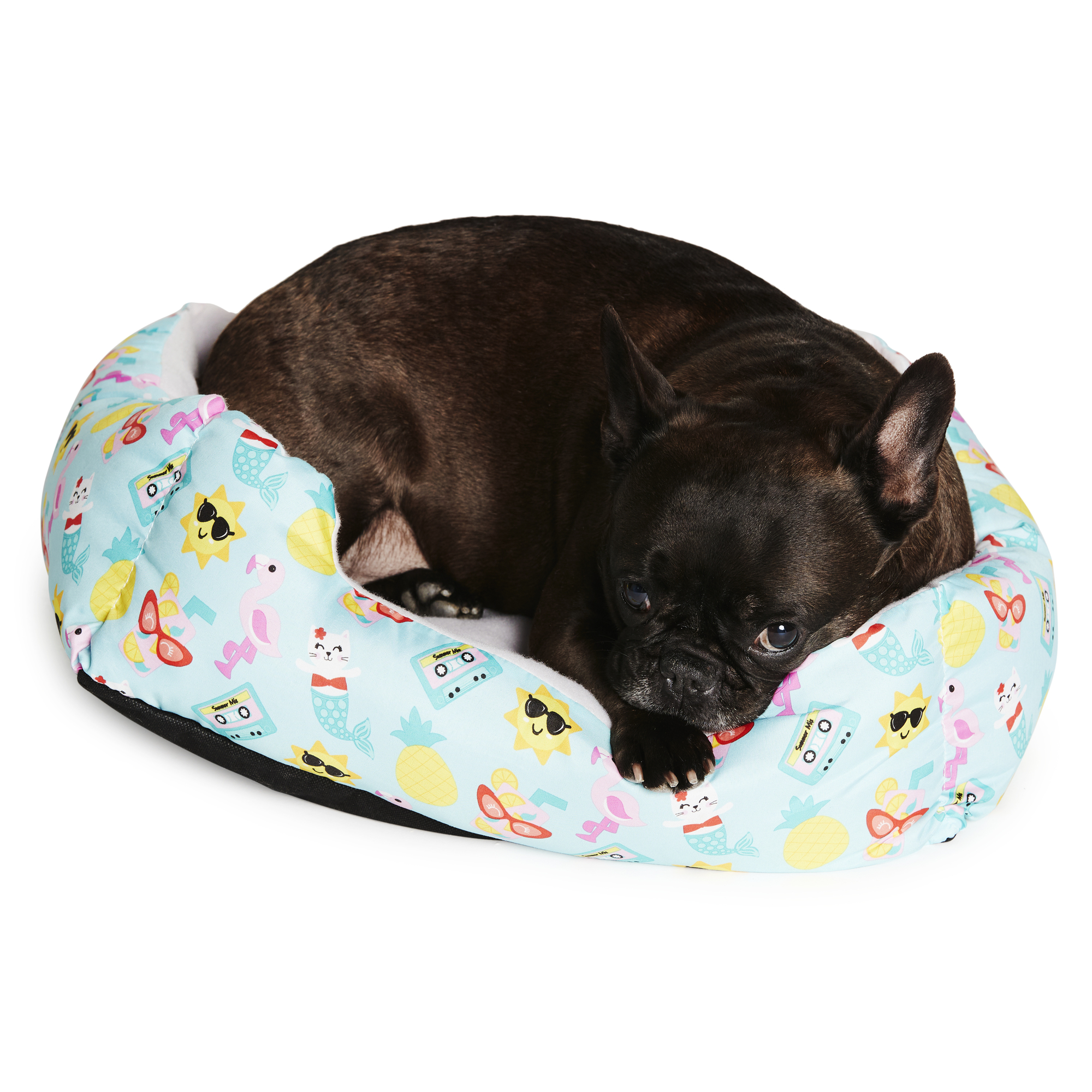 Printed Pet Cuddler Bed 19.5in x 14in