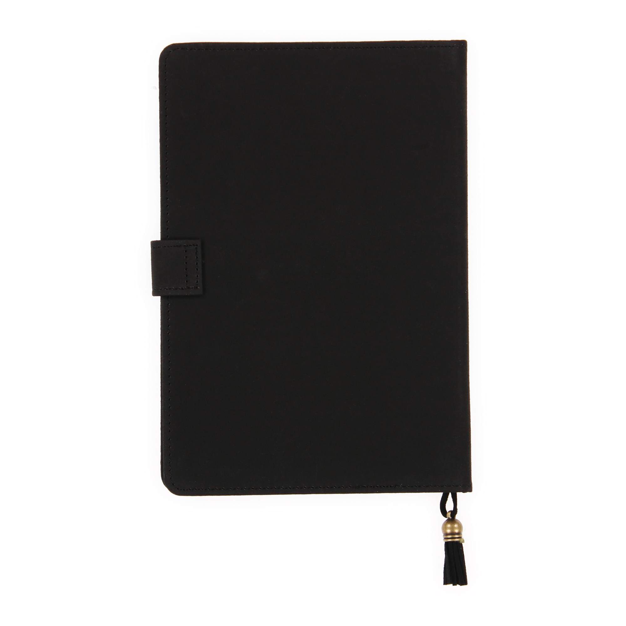 Suede Journal With Snap Closure & Bookmark