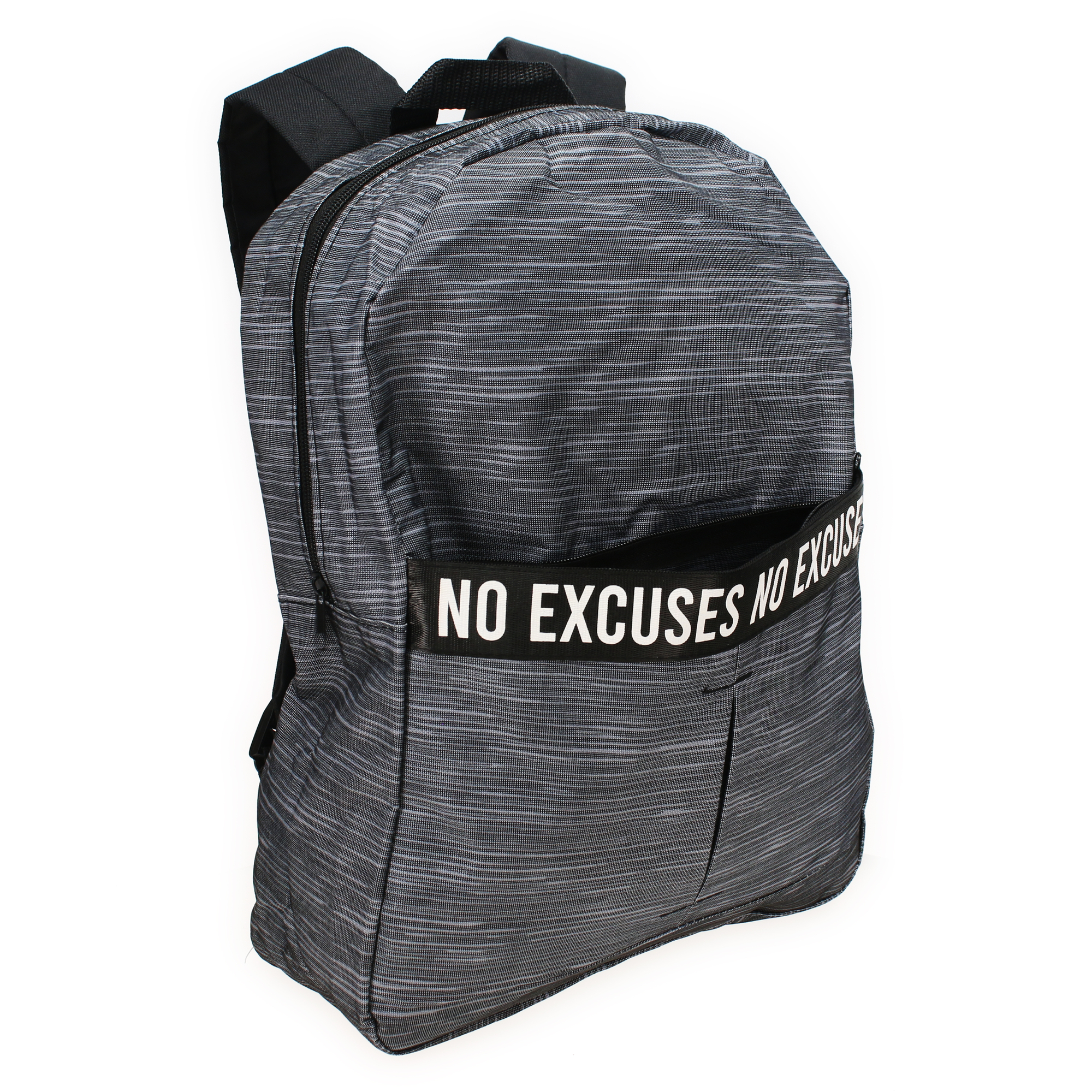 Space Dye Backpack With Quotes 16in