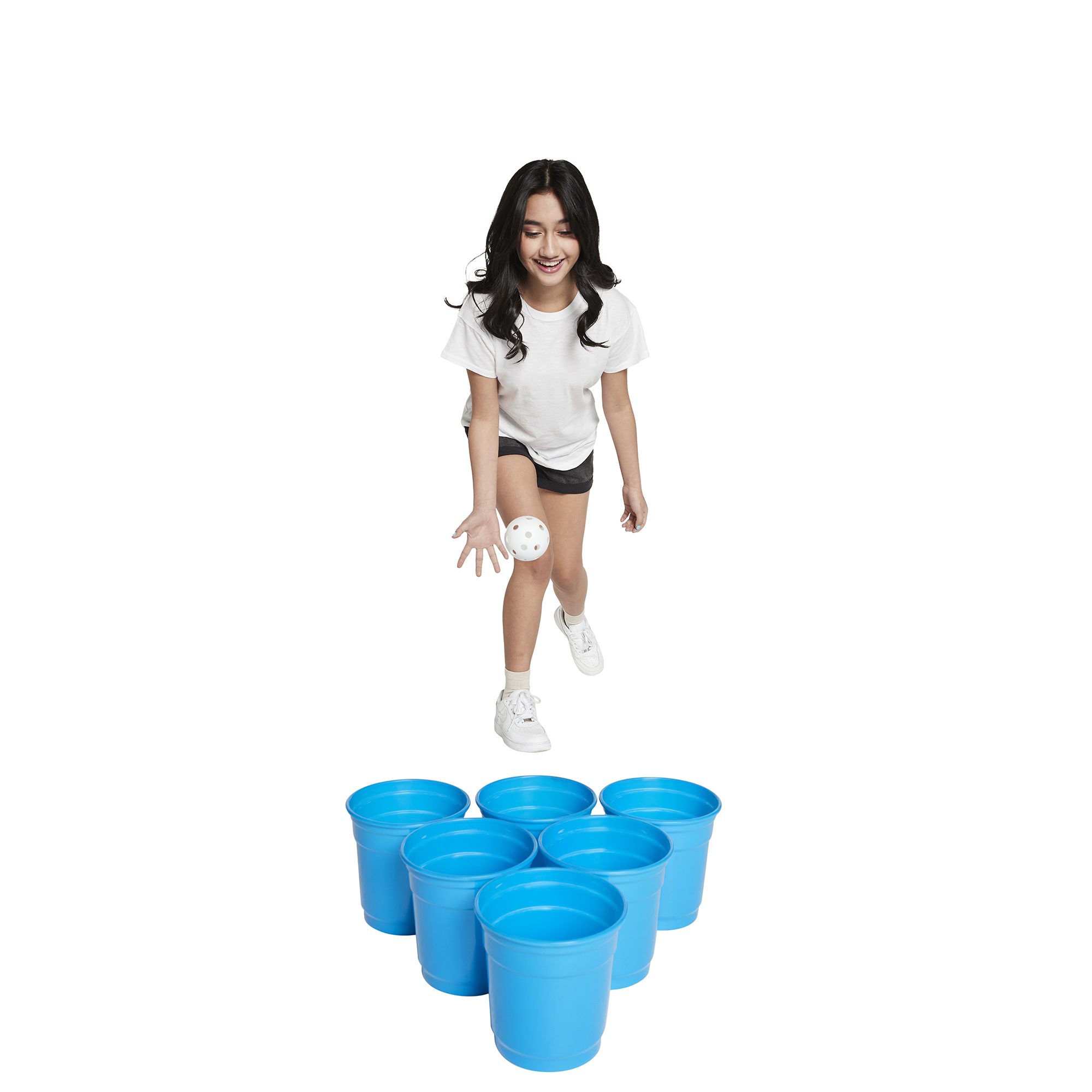 Giant Yard Pong Game 6-Cup Set & Ball