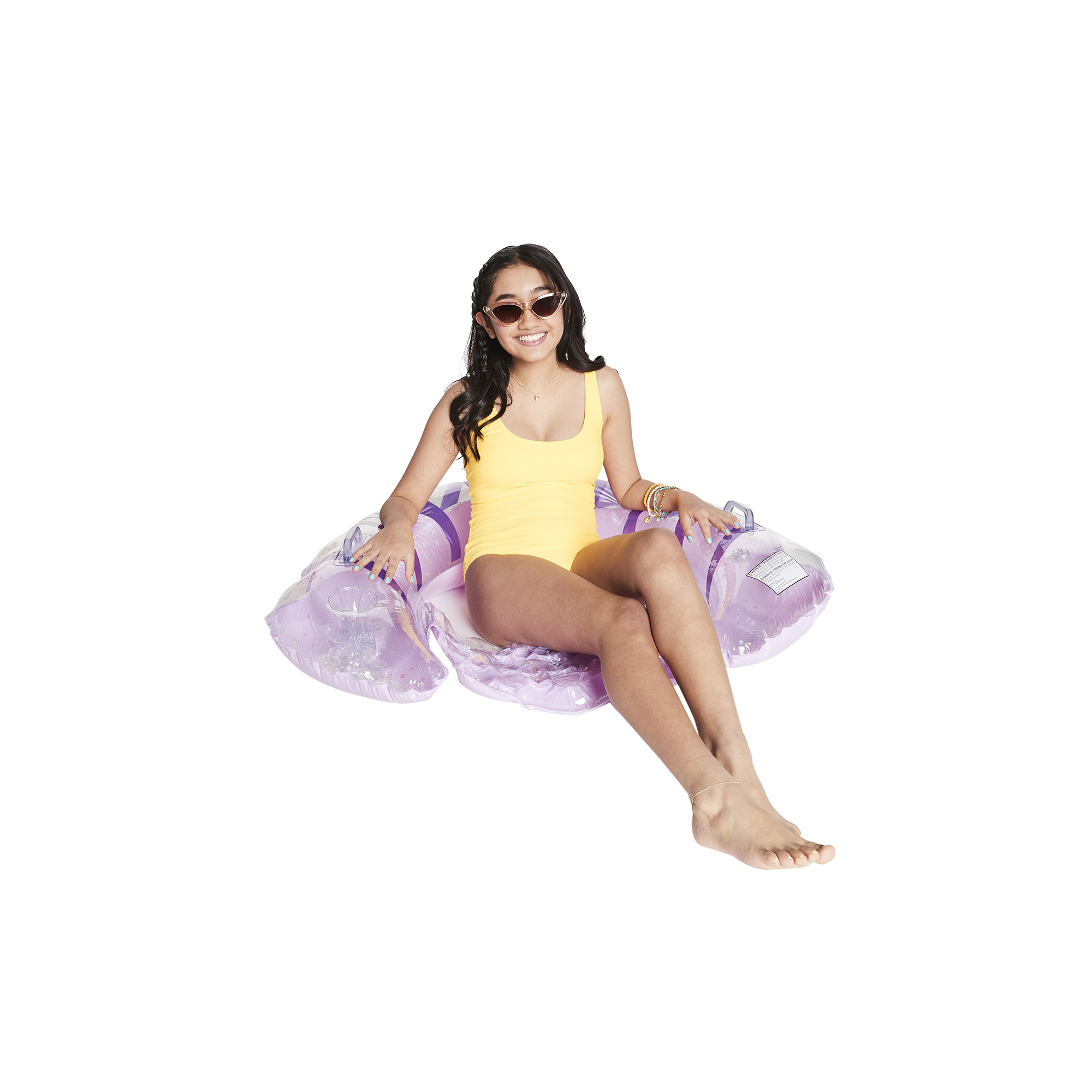 Mermaid Chill-Out Pool Chair 46in x 35in