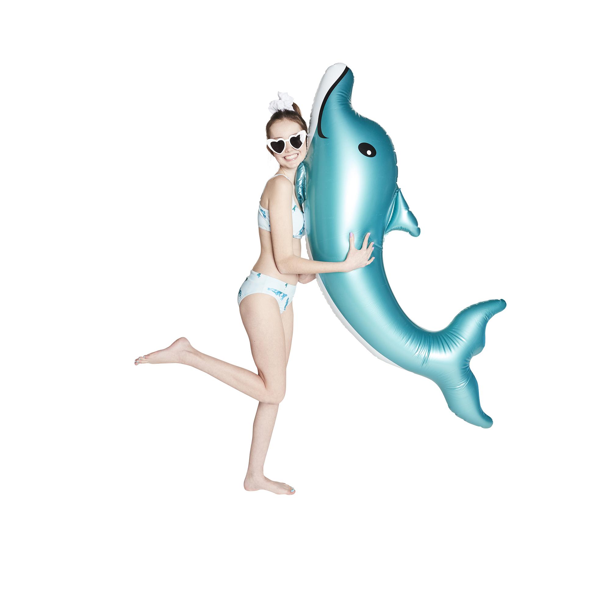 Dolphin Ride-On Pool Float 53in x 25in