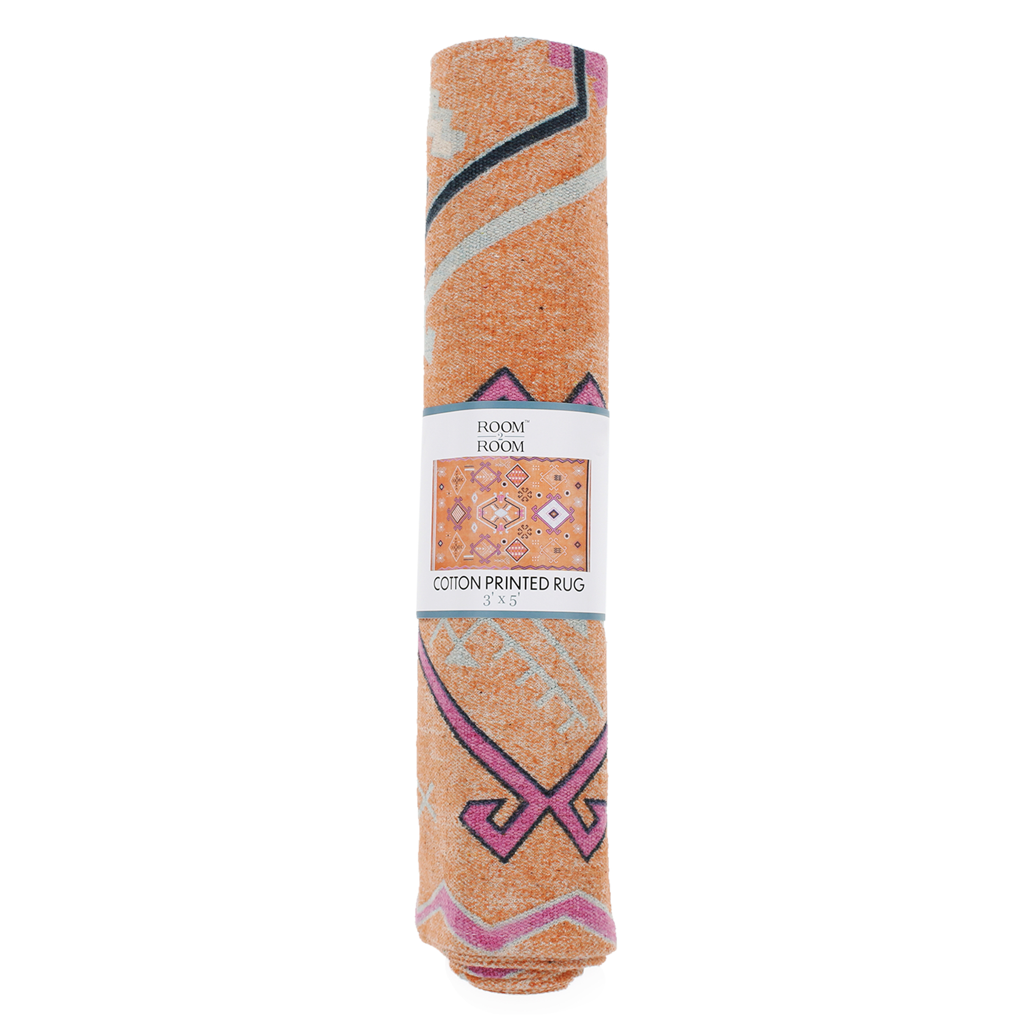 Cotton Printed Rug 3' x 5