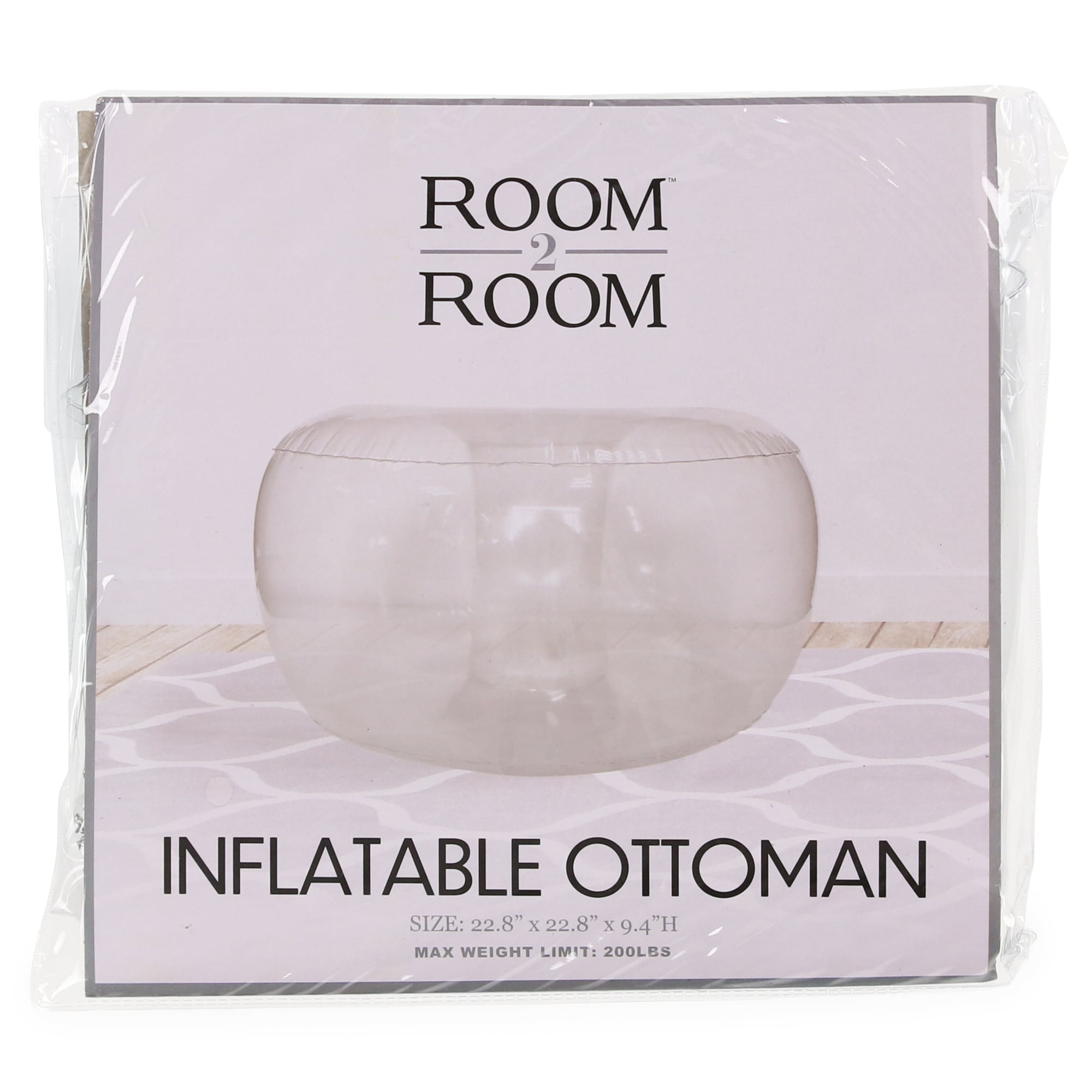 inflatable Ottoman 22.8in x 9.4in