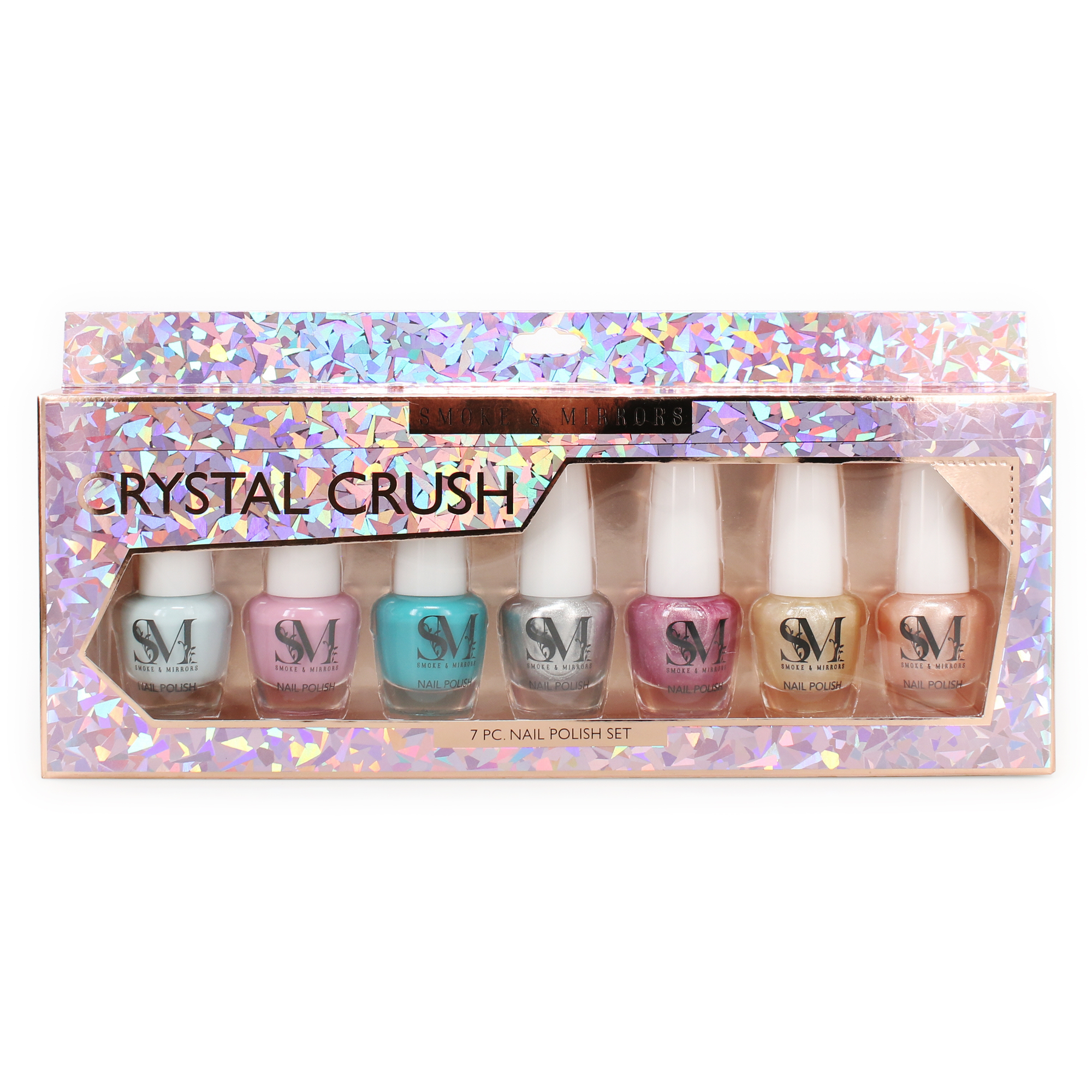 7-Piece Crystal Crush Nail Polish Set