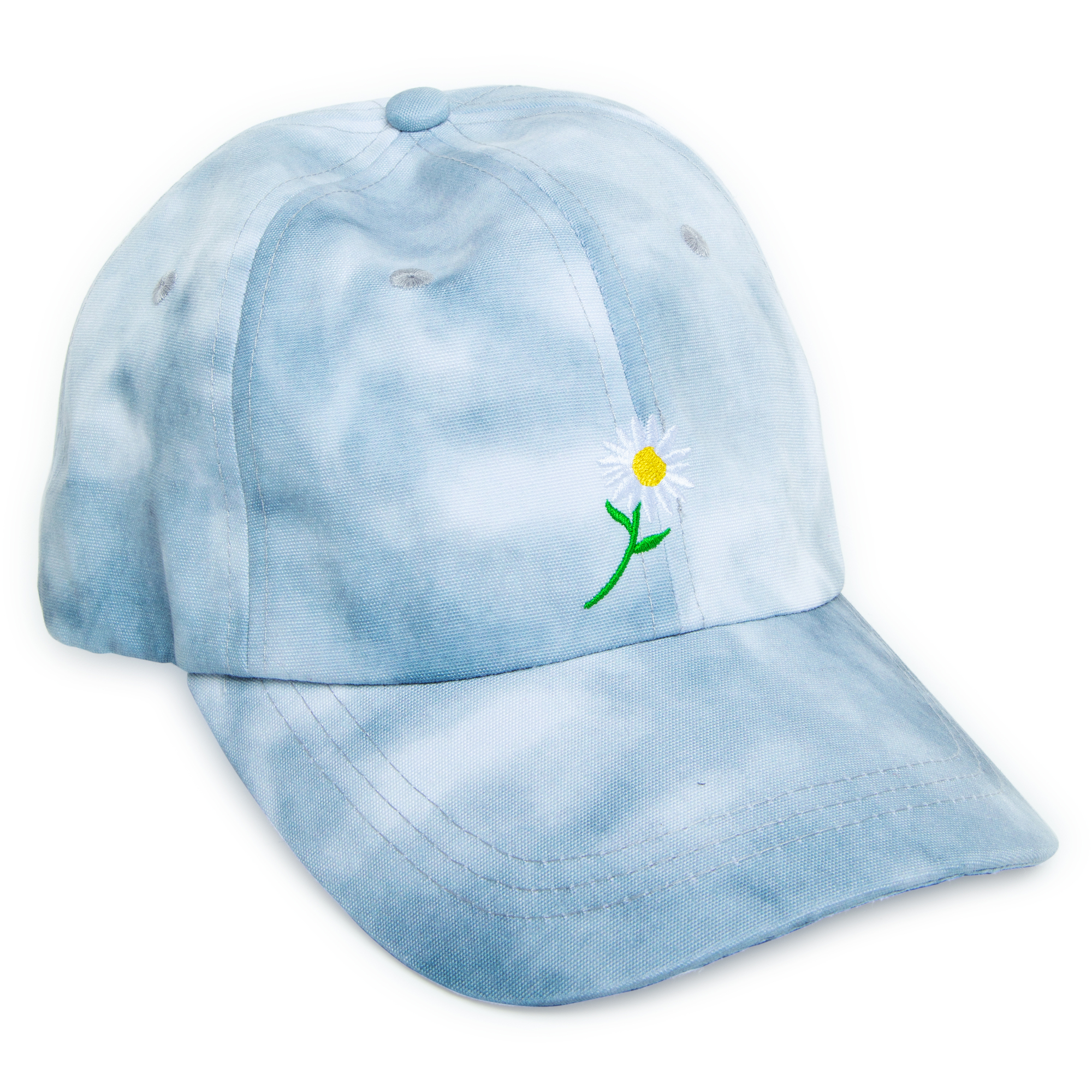 Juniors Tie Dye Baseball Cap w/ Embroidered Patch