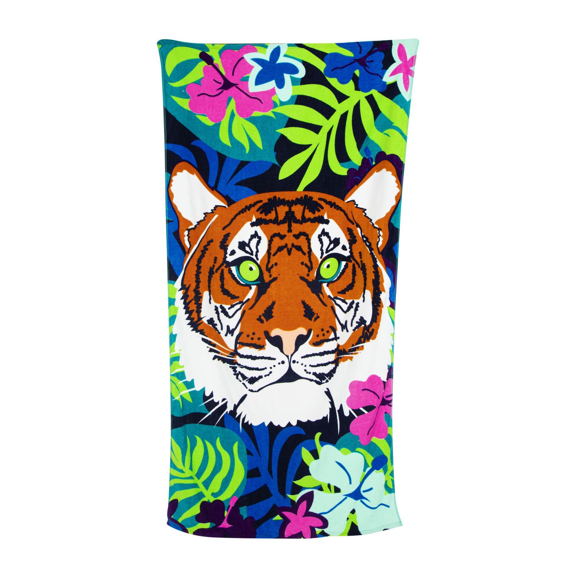 Tiger Beach Towel 30in x 60in