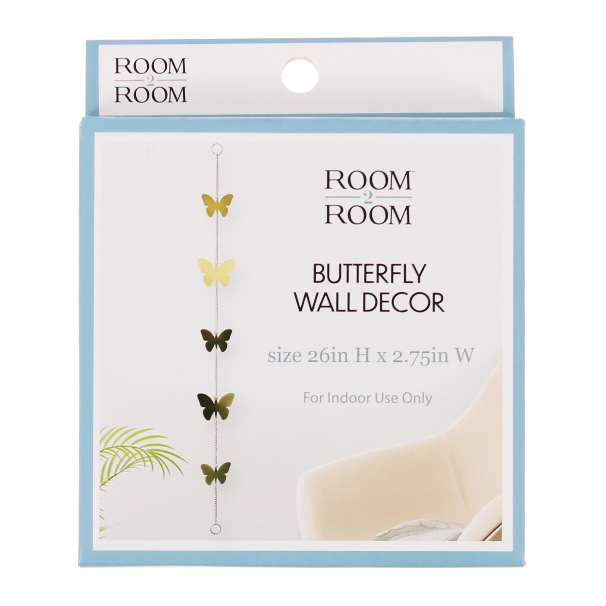 Metallic Hanging Wall Decor 26in