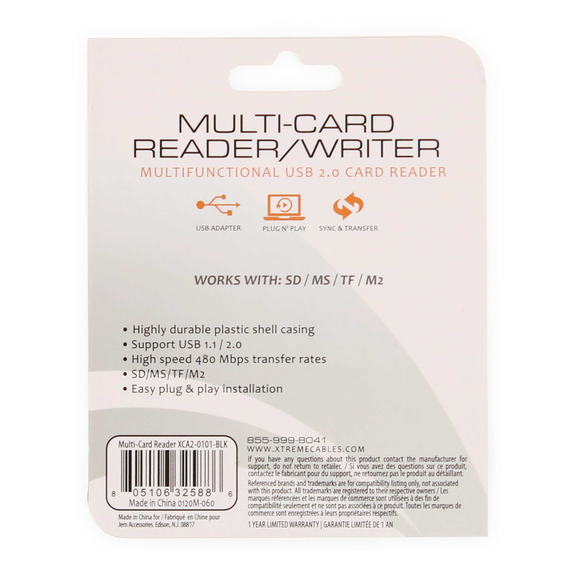 USB Multi-Card Reader/Writer For Sd Cards & More