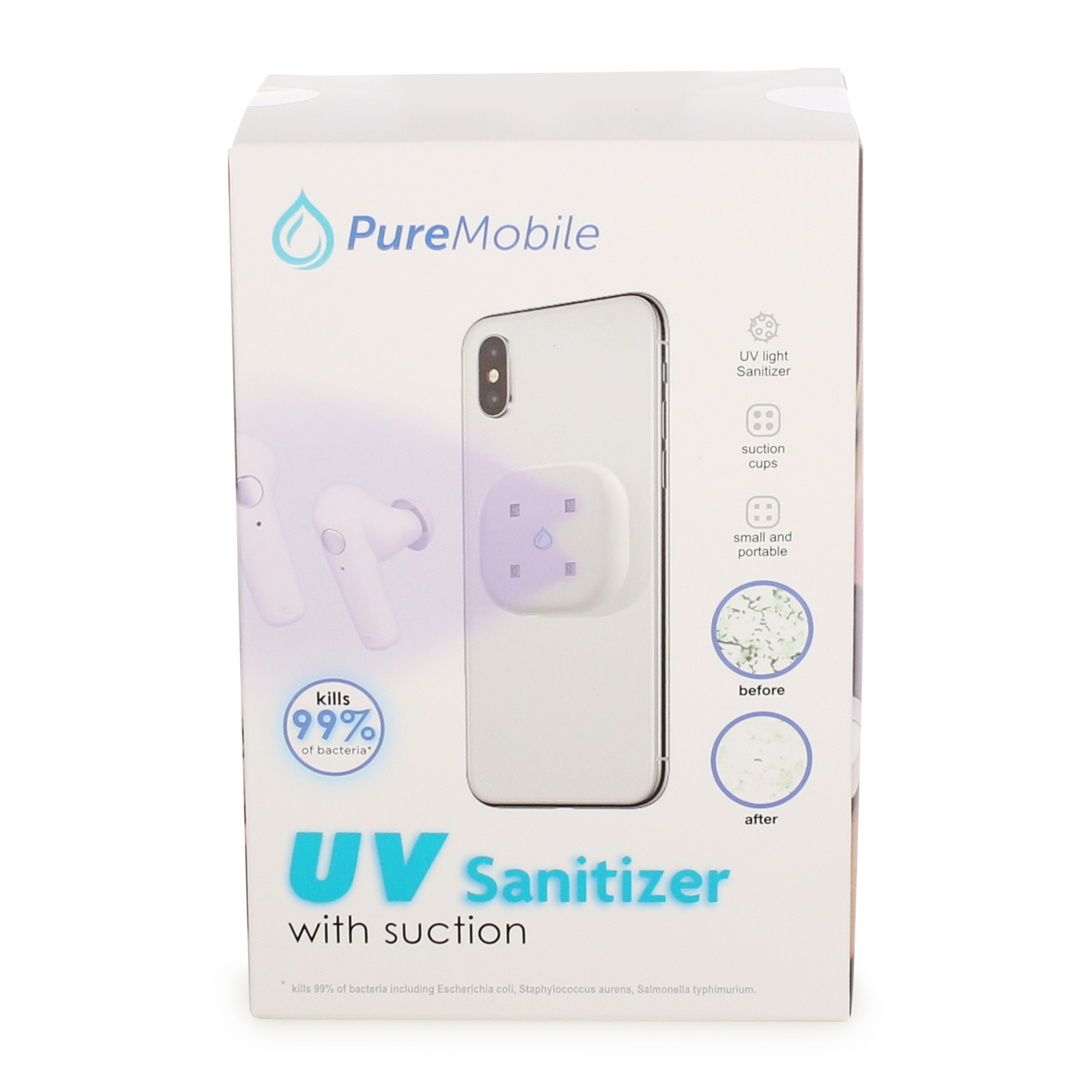 Uv Light Sanitizer w/ Suction For Smartphones