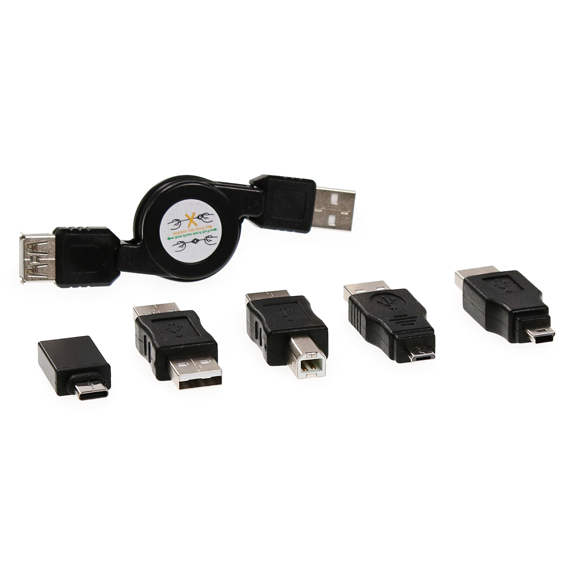 5-in-1 Universal USB Travel Kit
