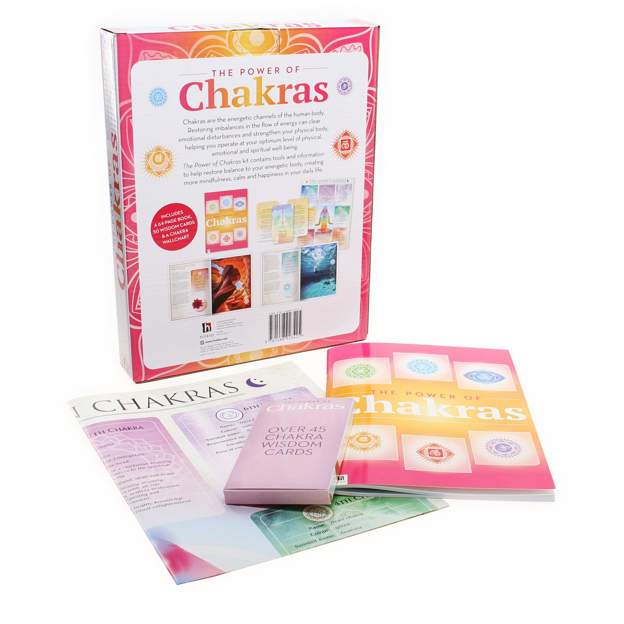 The Power Of The Chakras: Wisdom Card & Book Kit
