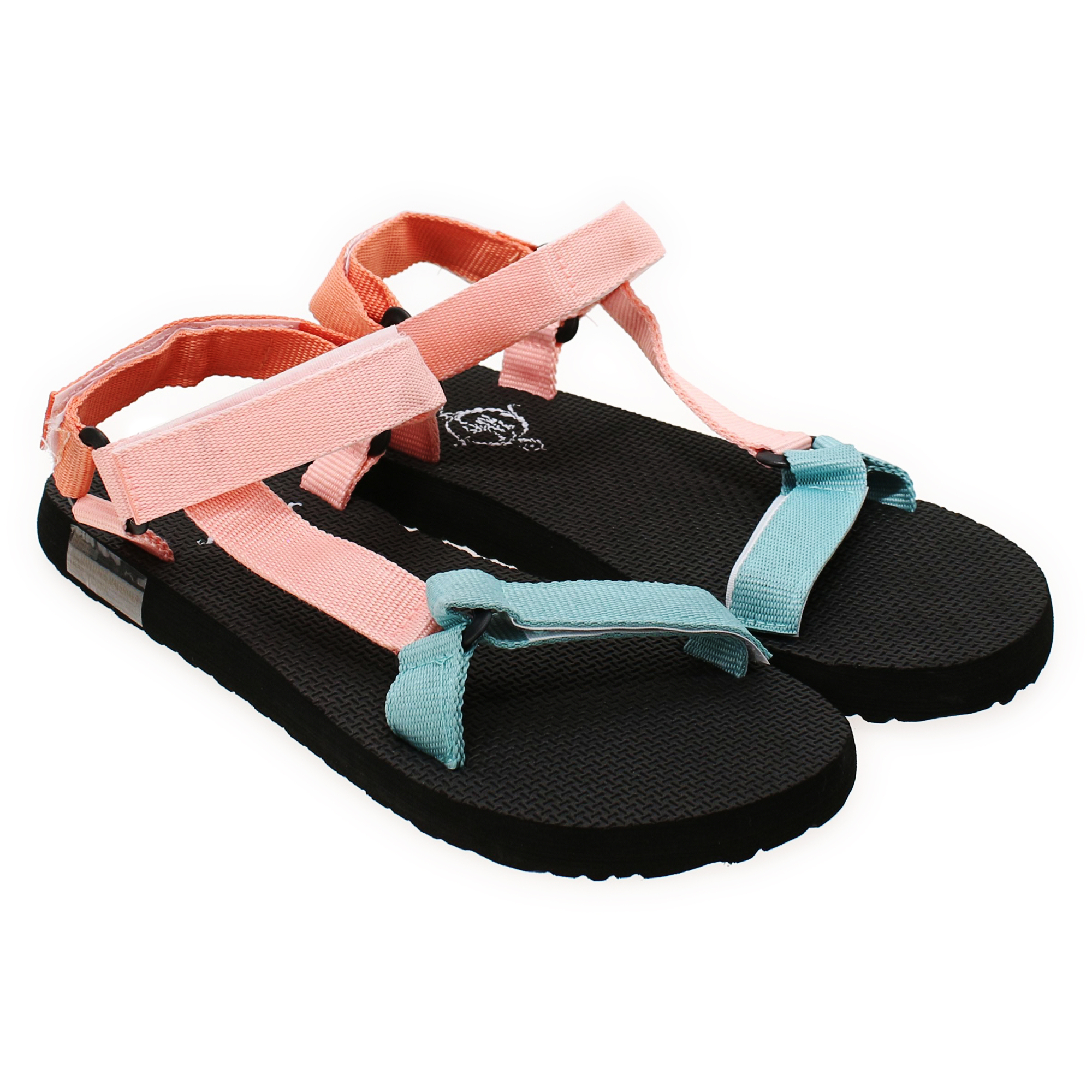 Ladies River Shoe Active Sandals - Color Block Straps
