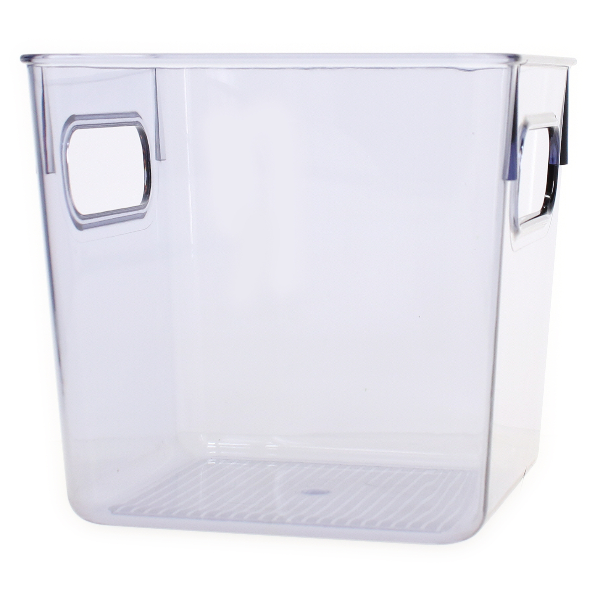Small Clear Plastic Storage Bin 6in x