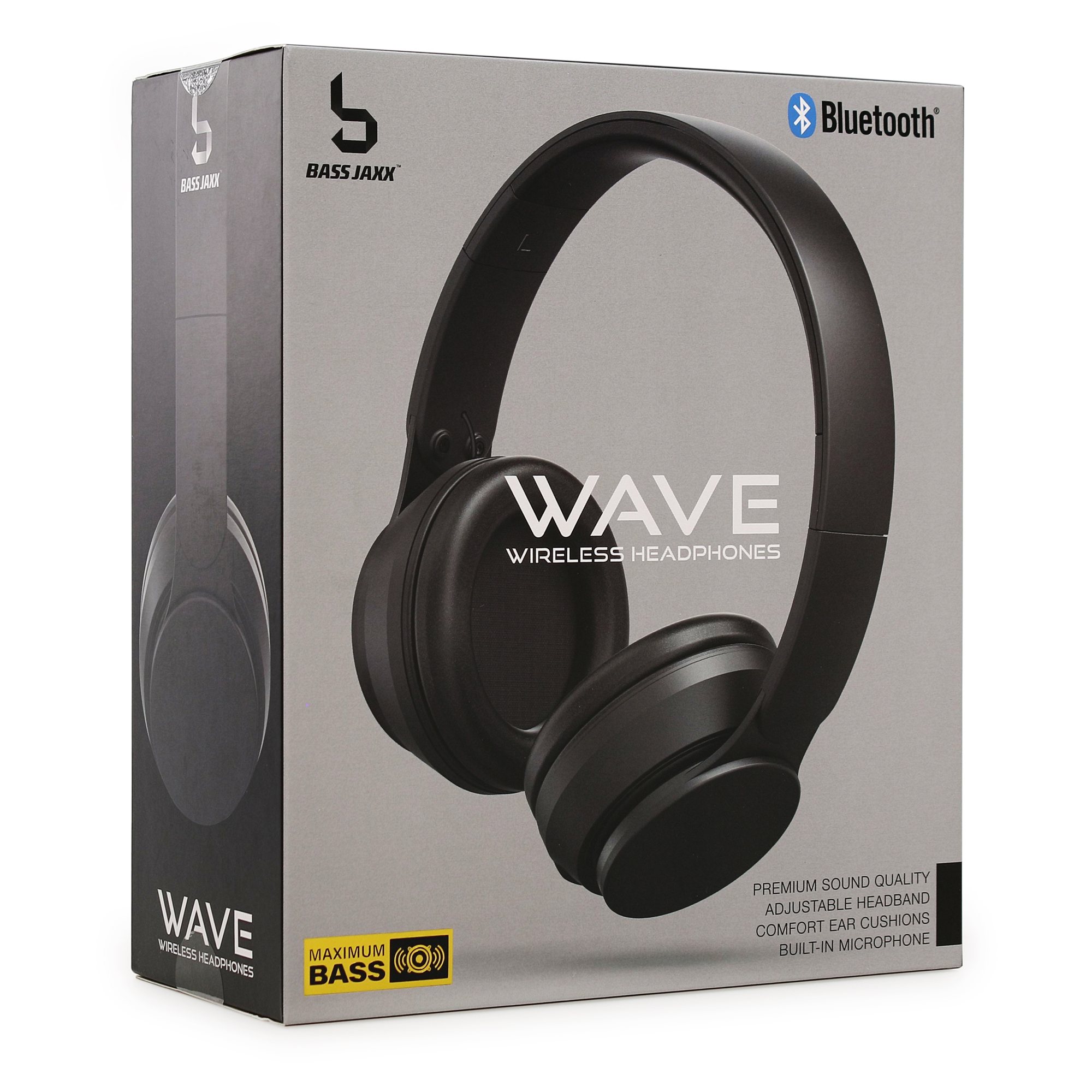 Wave Bluetooth® Headphones With Microphone & Maximum Bass