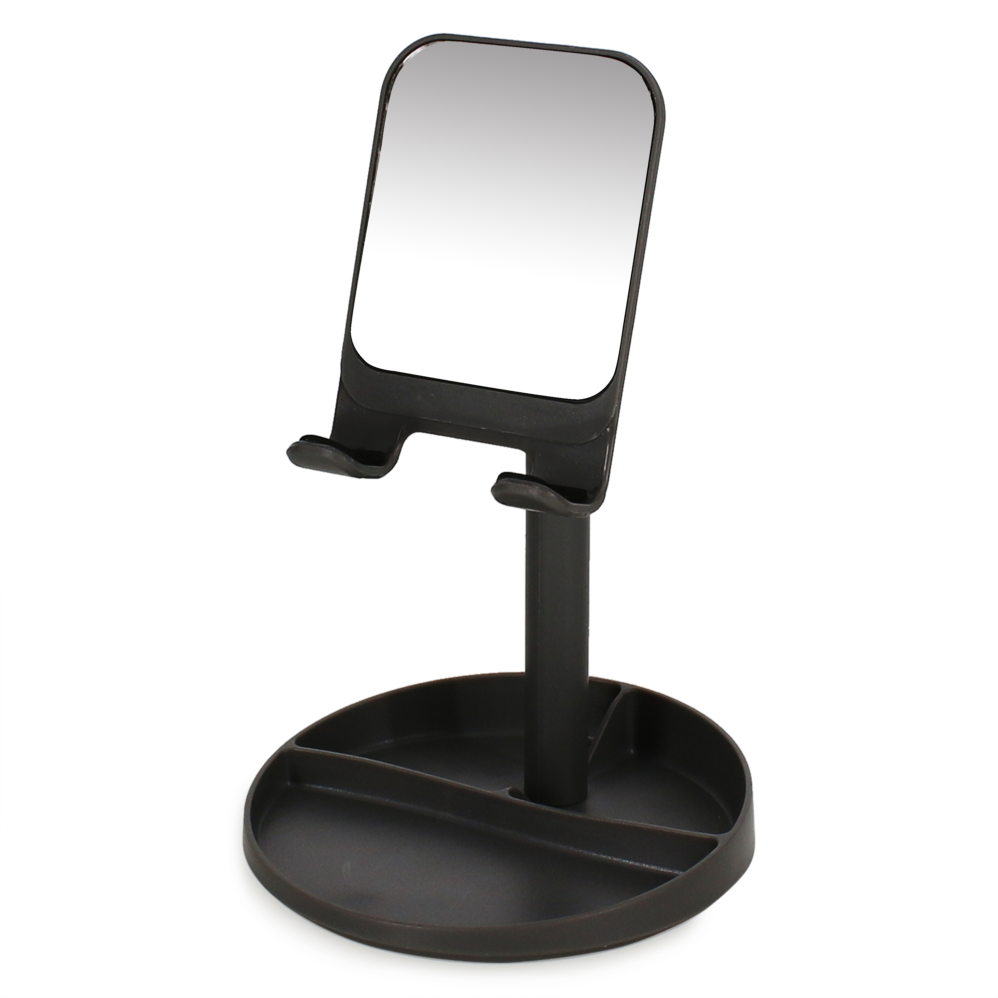 Desktop Tablet & Phone Stand With Vanity Mirror