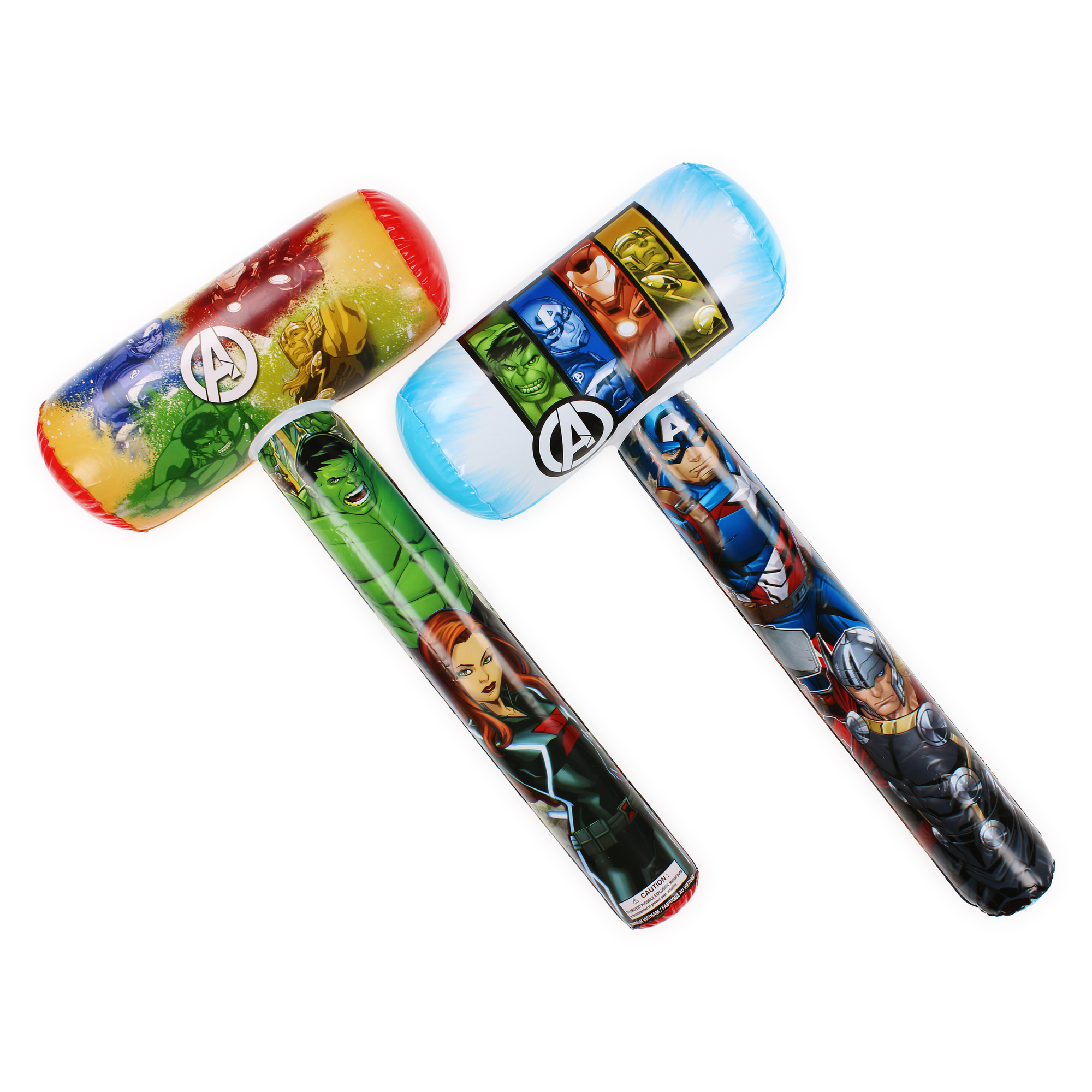 inflatable Battle Set With 2 Mallets - Marvel®/Jurassic World®/Batman™