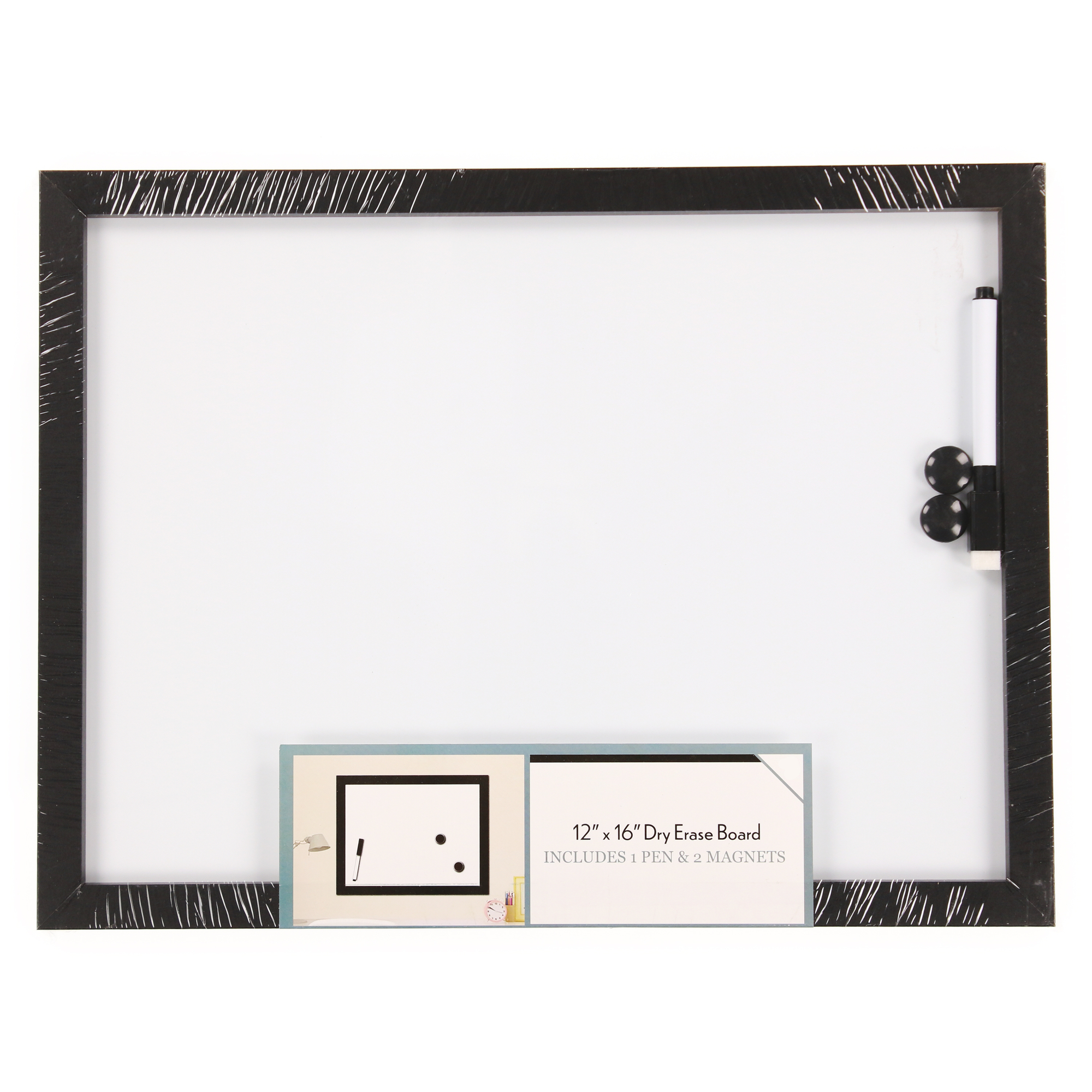 Framed Dry Erase Board 12in x 16in