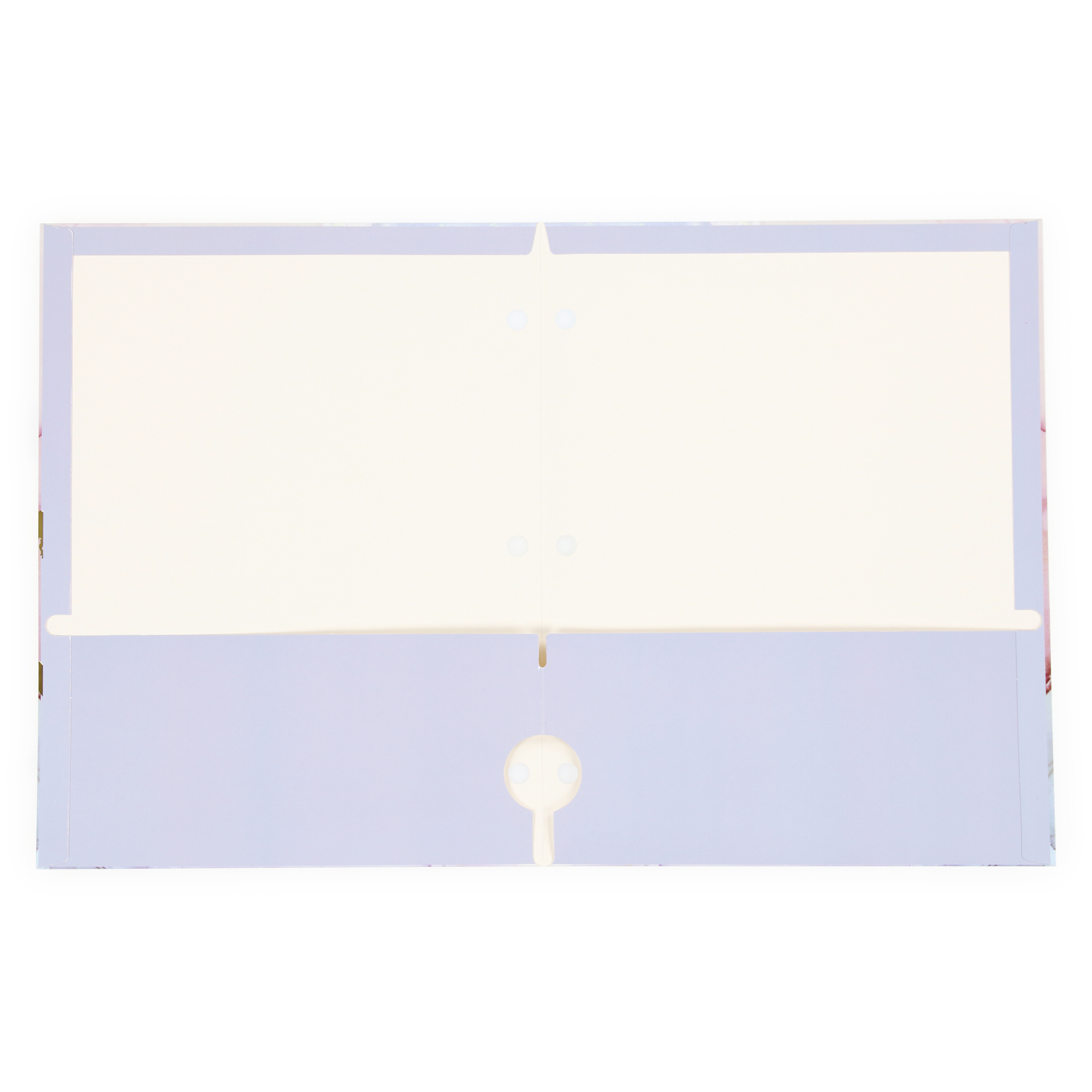 Agate 2-Pocket Portfolio Folder, 3 Hole Punched