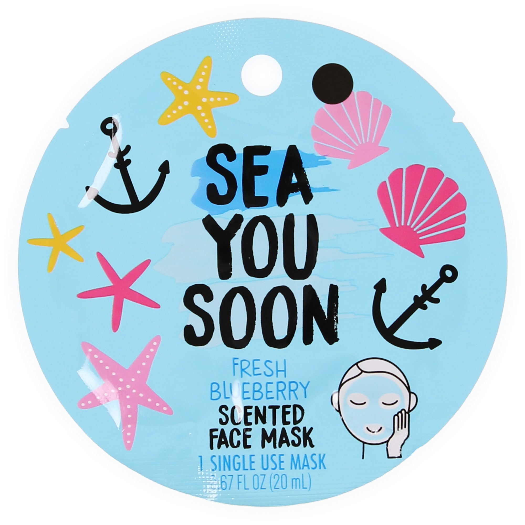 Summer Scented Face Mask, Single-Use 0.67oz