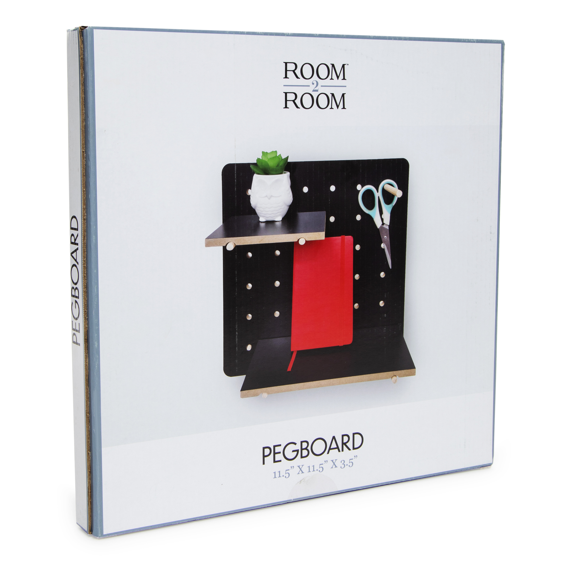 Pegboard Shelf Organizer 11.5in x
