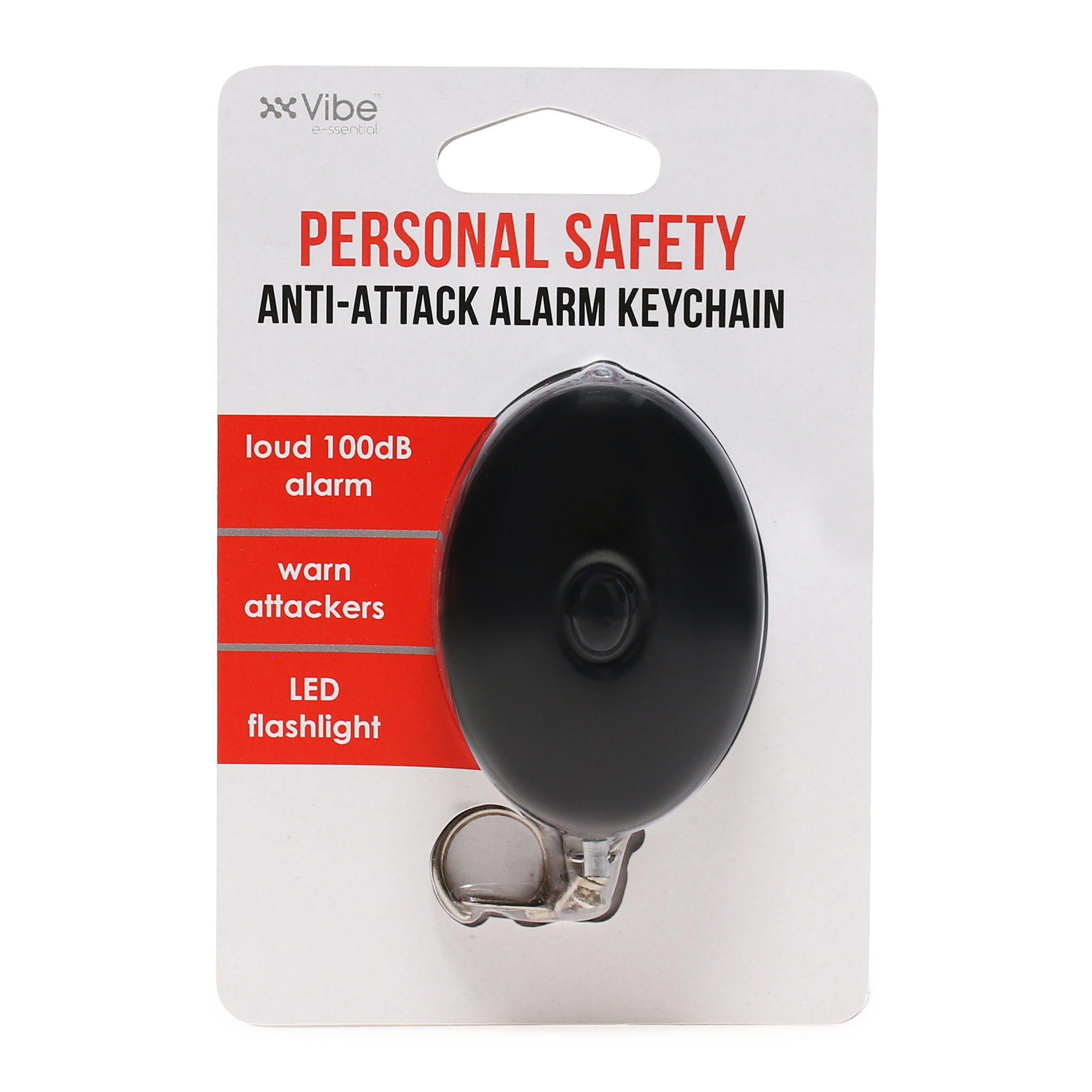 Personal Alarm Keychain With LED Flashlight 100Db