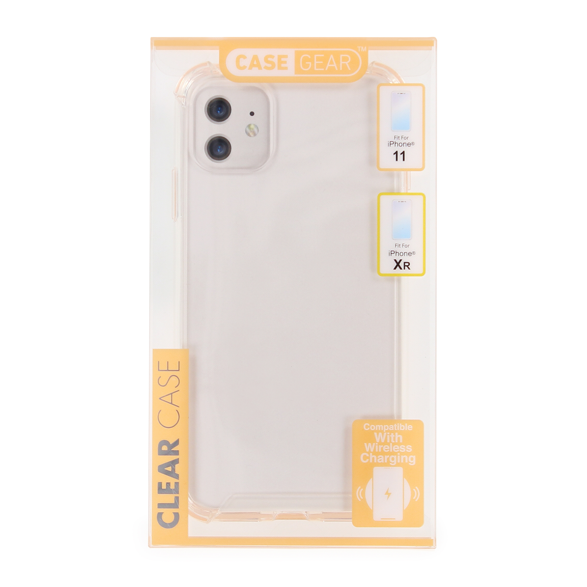 iPhone 11®/Xr® Wireless Charging Compatible Case - Clear