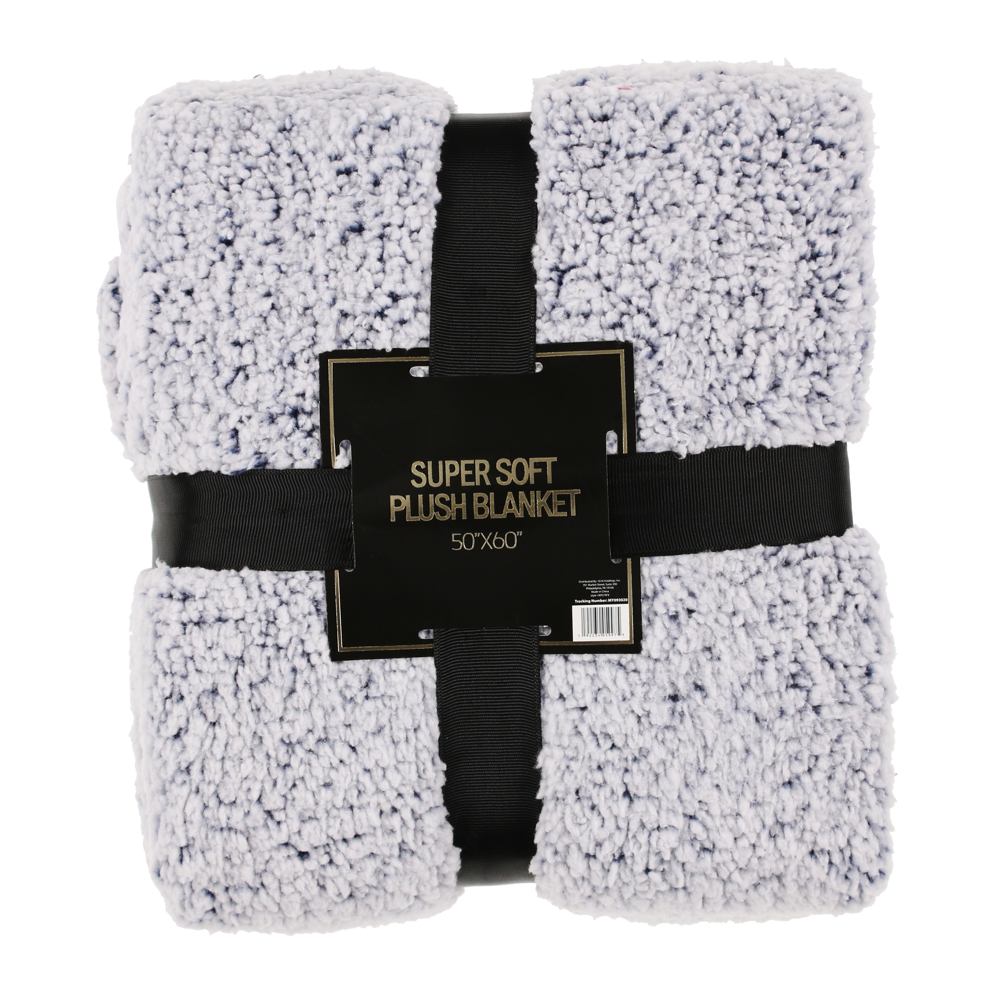 Marled Super-Soft Plush Sherpa Blanket 50in x 60in