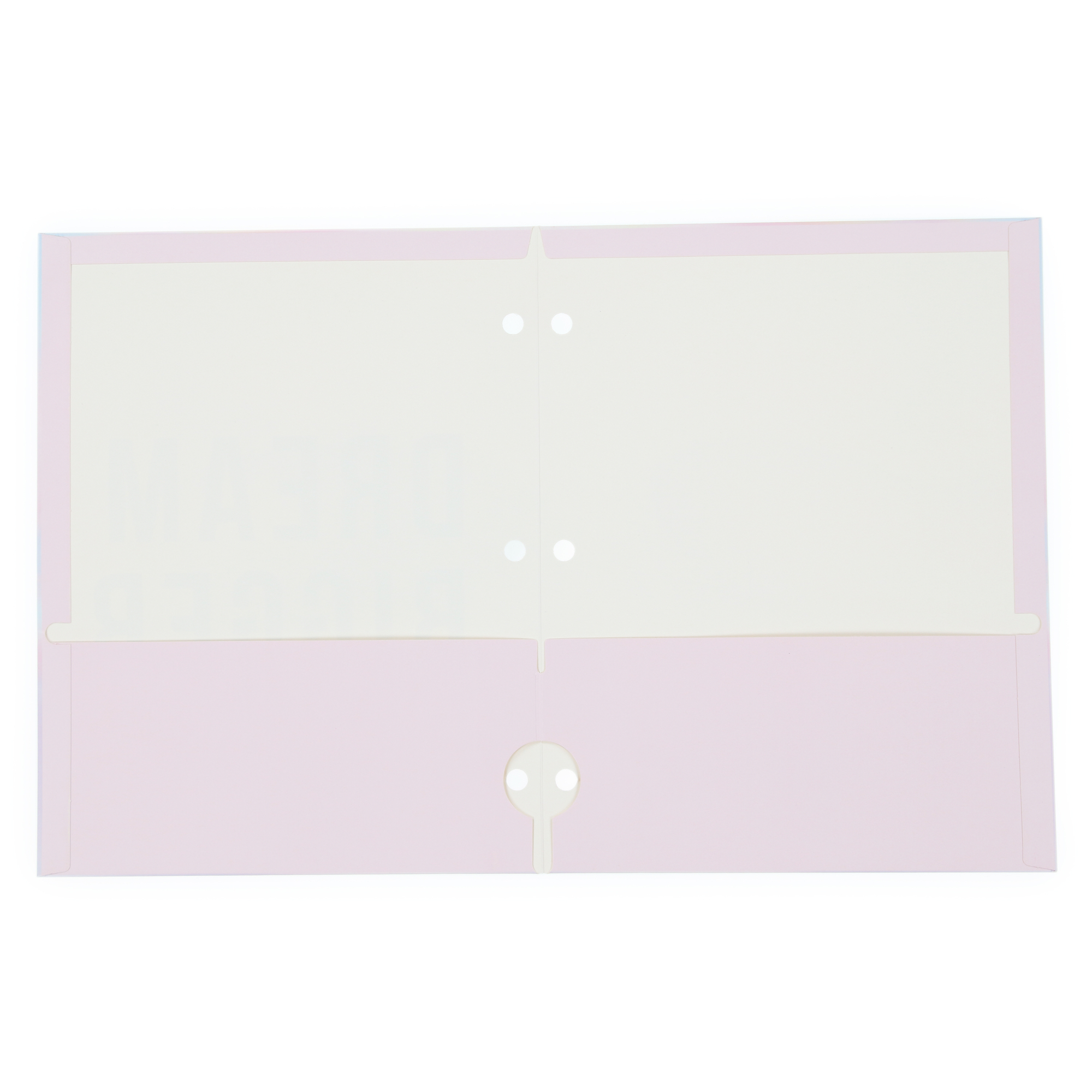 Rainbow Holographic Portfolio Folder