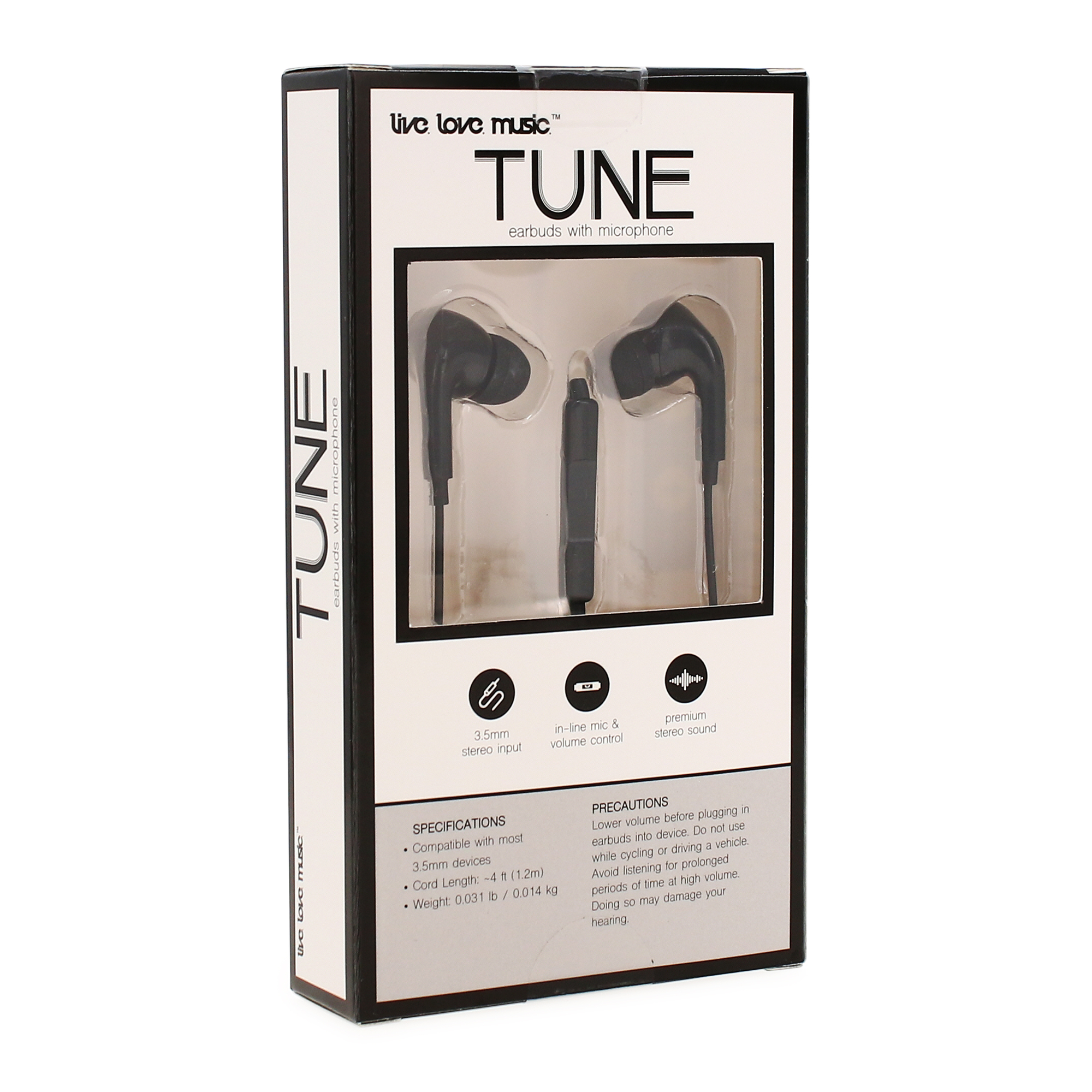 Tune Wired Earbuds w/ Microphone
