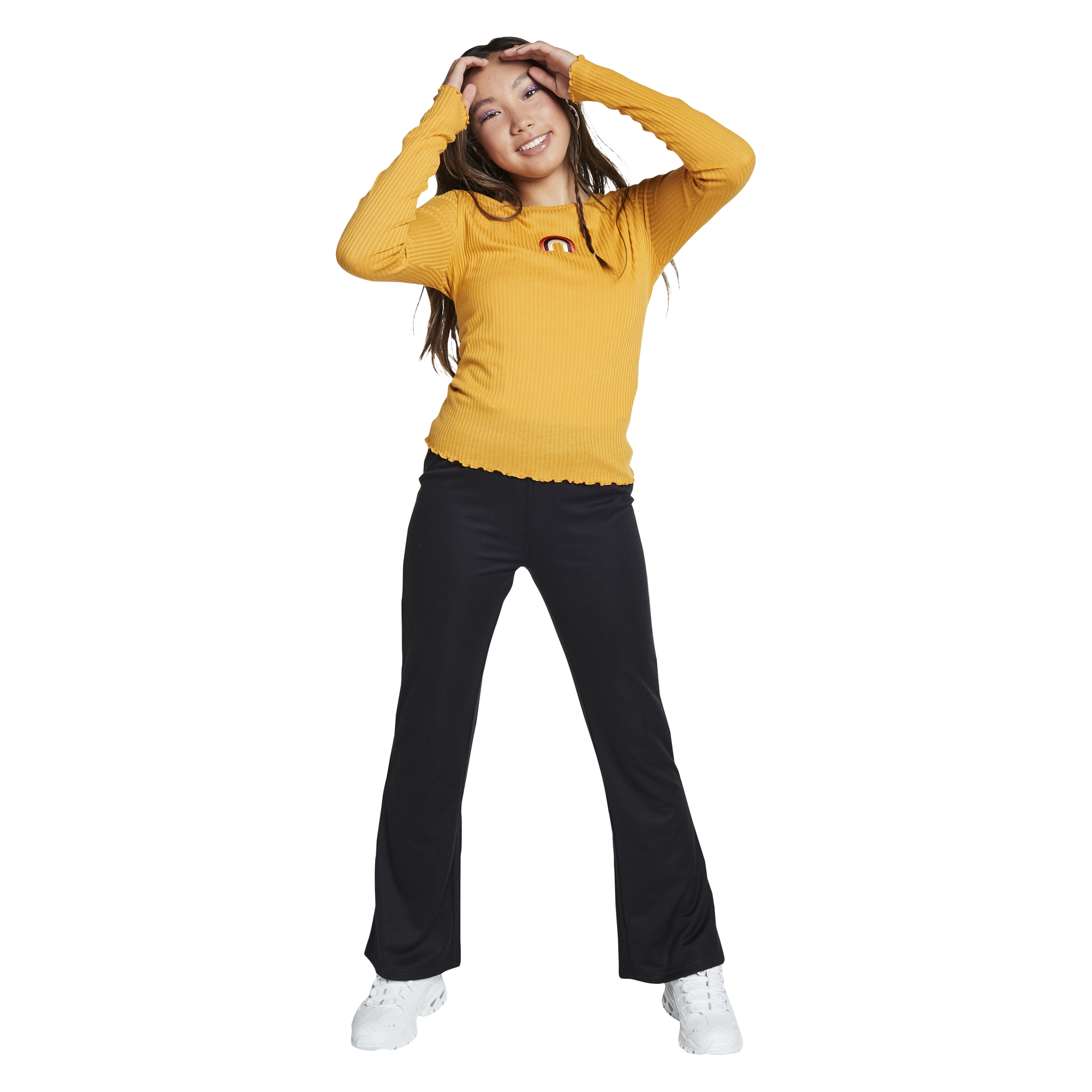 Juniors Kick Flare Pants - Black