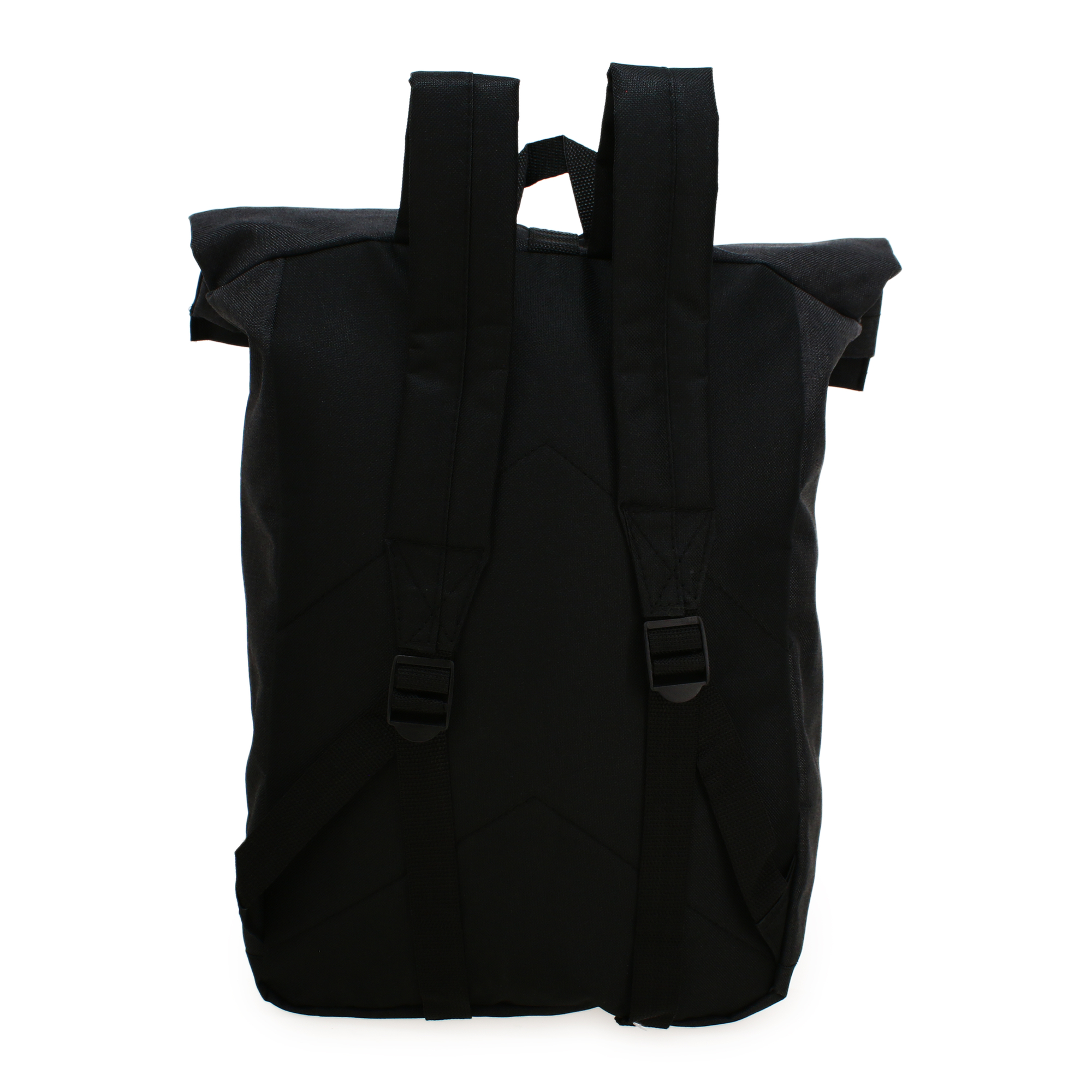 Black Roll Top Backpack 16in