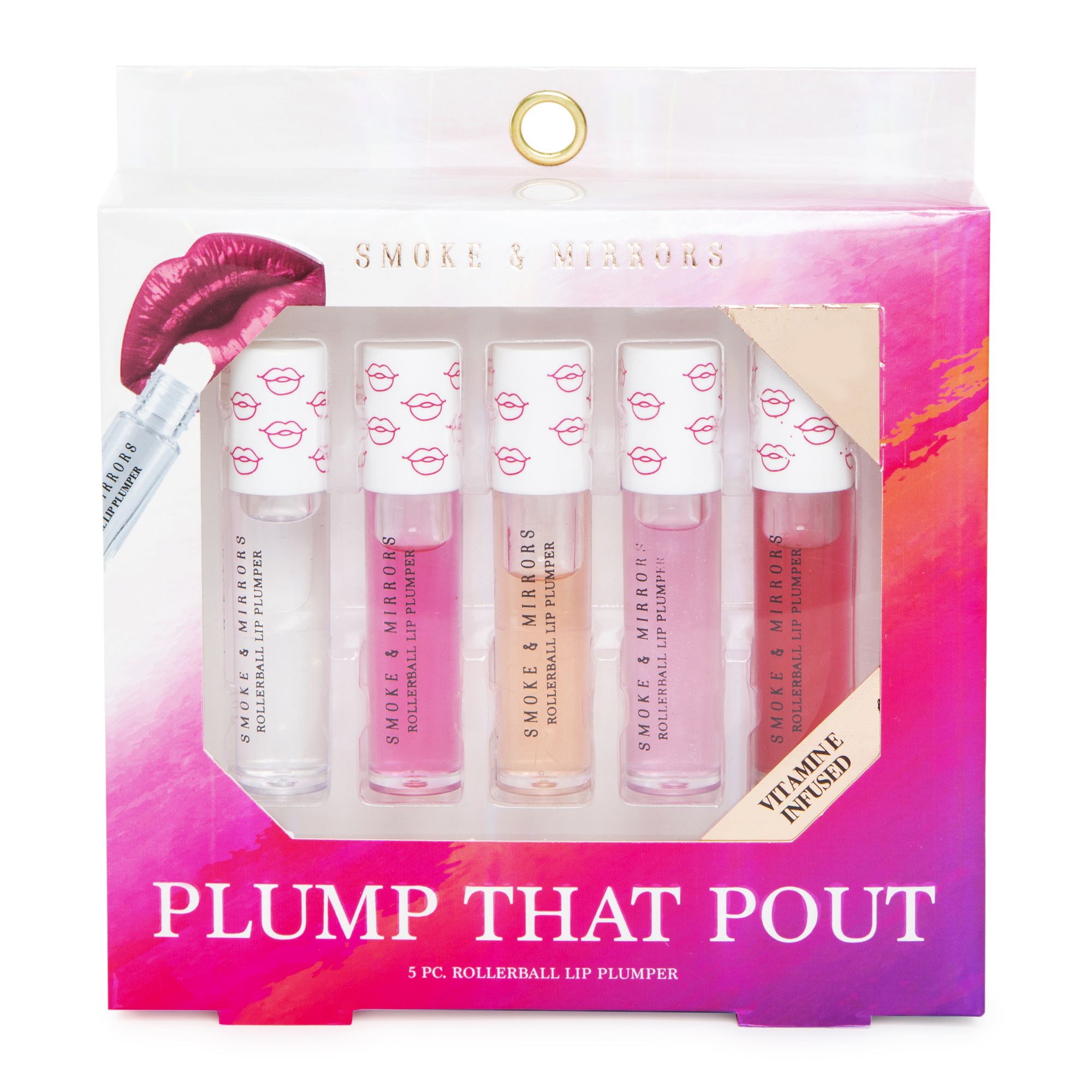Smoke & Mirrors 5-Piece Lip Plumper Gloss Collection