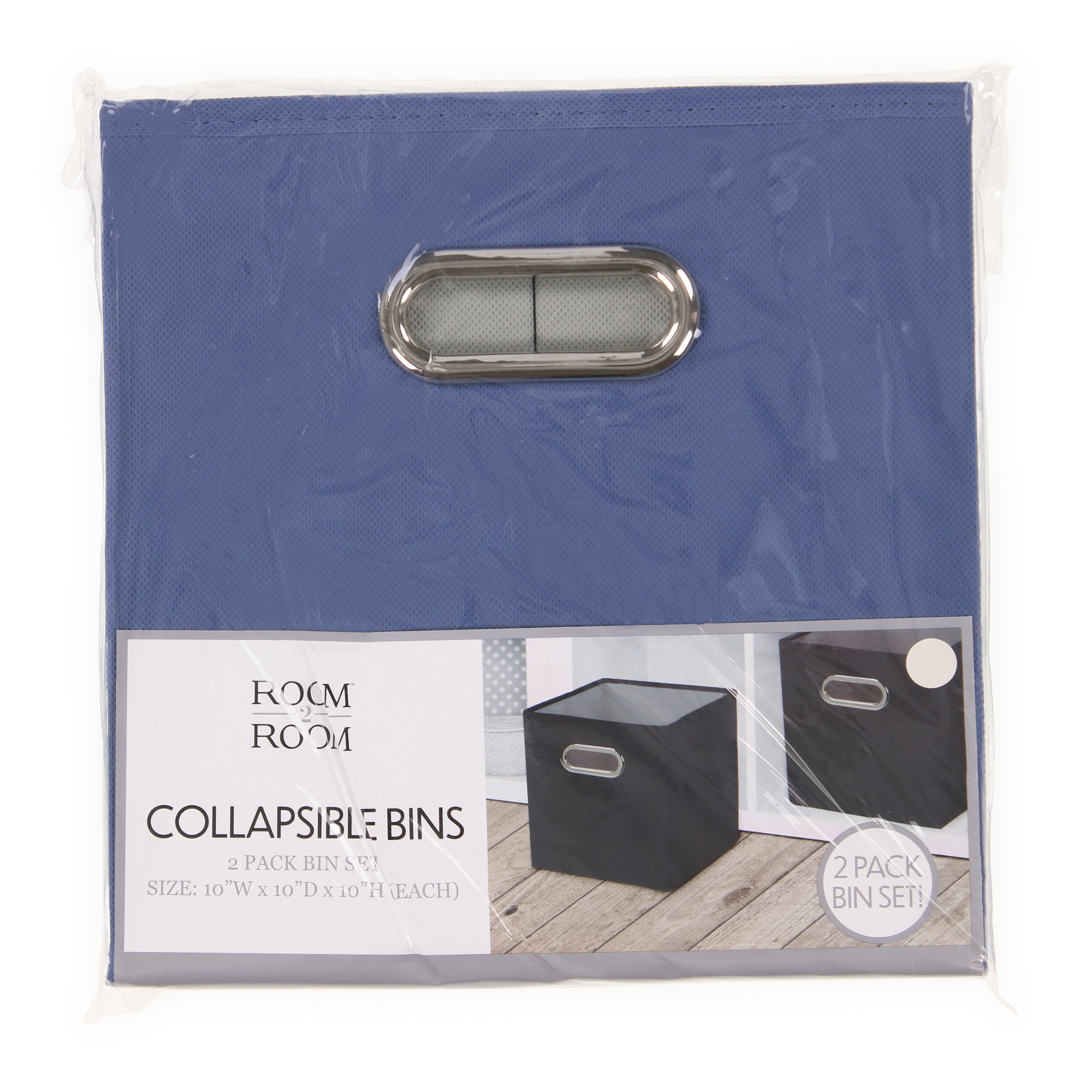 2-Pack Collapsible Fabric Storage Cubes 10in
