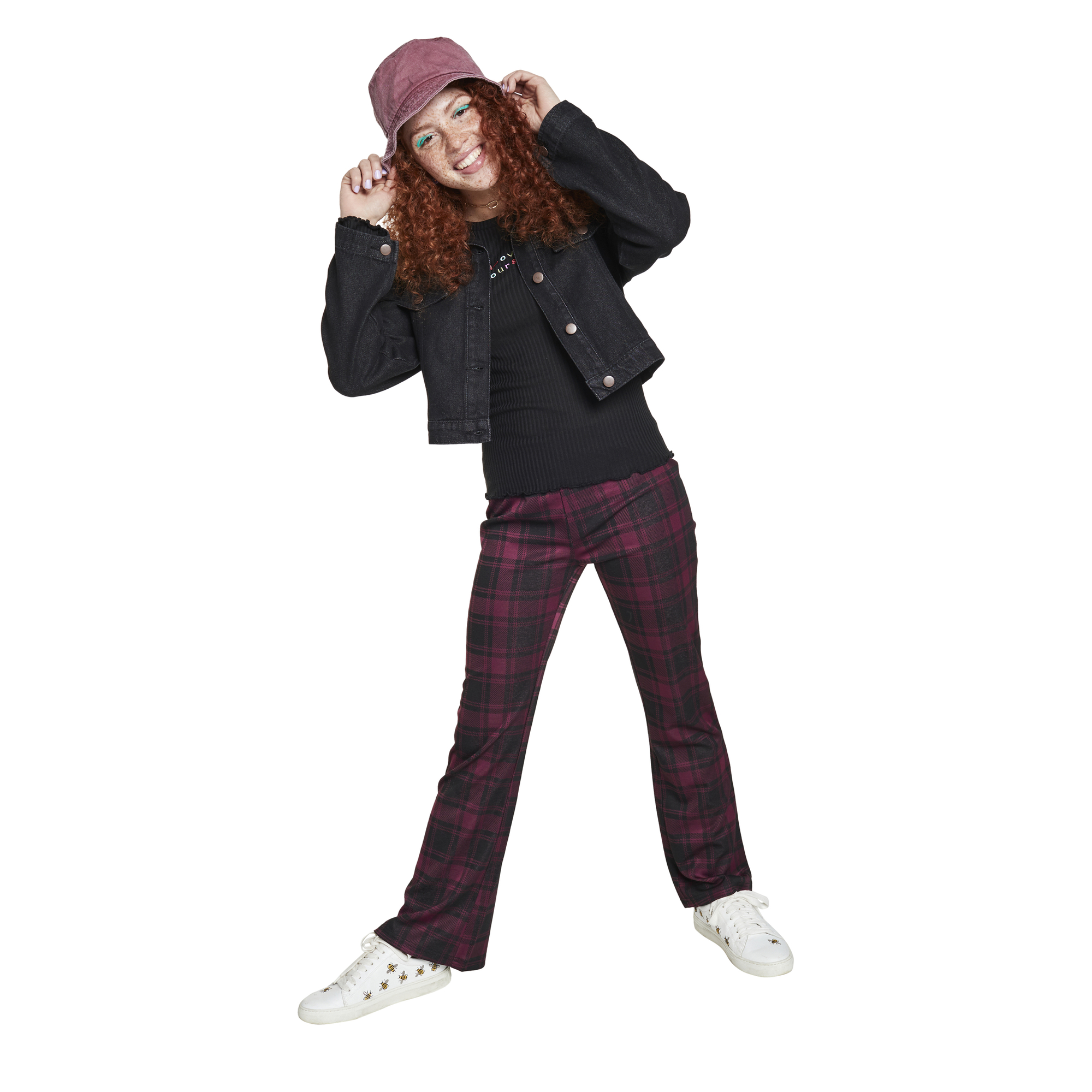 Juniors Cropped Black Denim Jacket