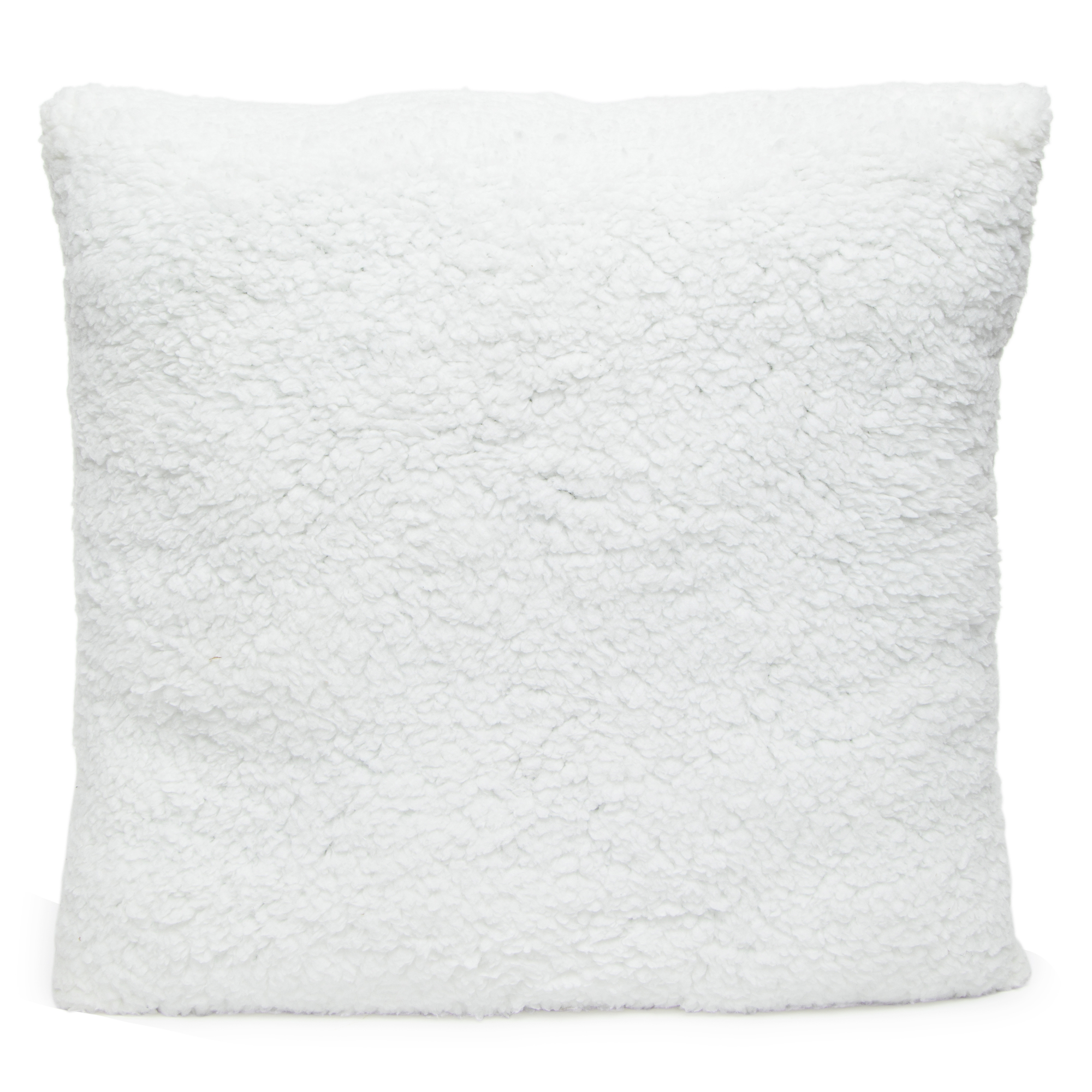 Jersey Pillow With Sherpa Fleece 16in
