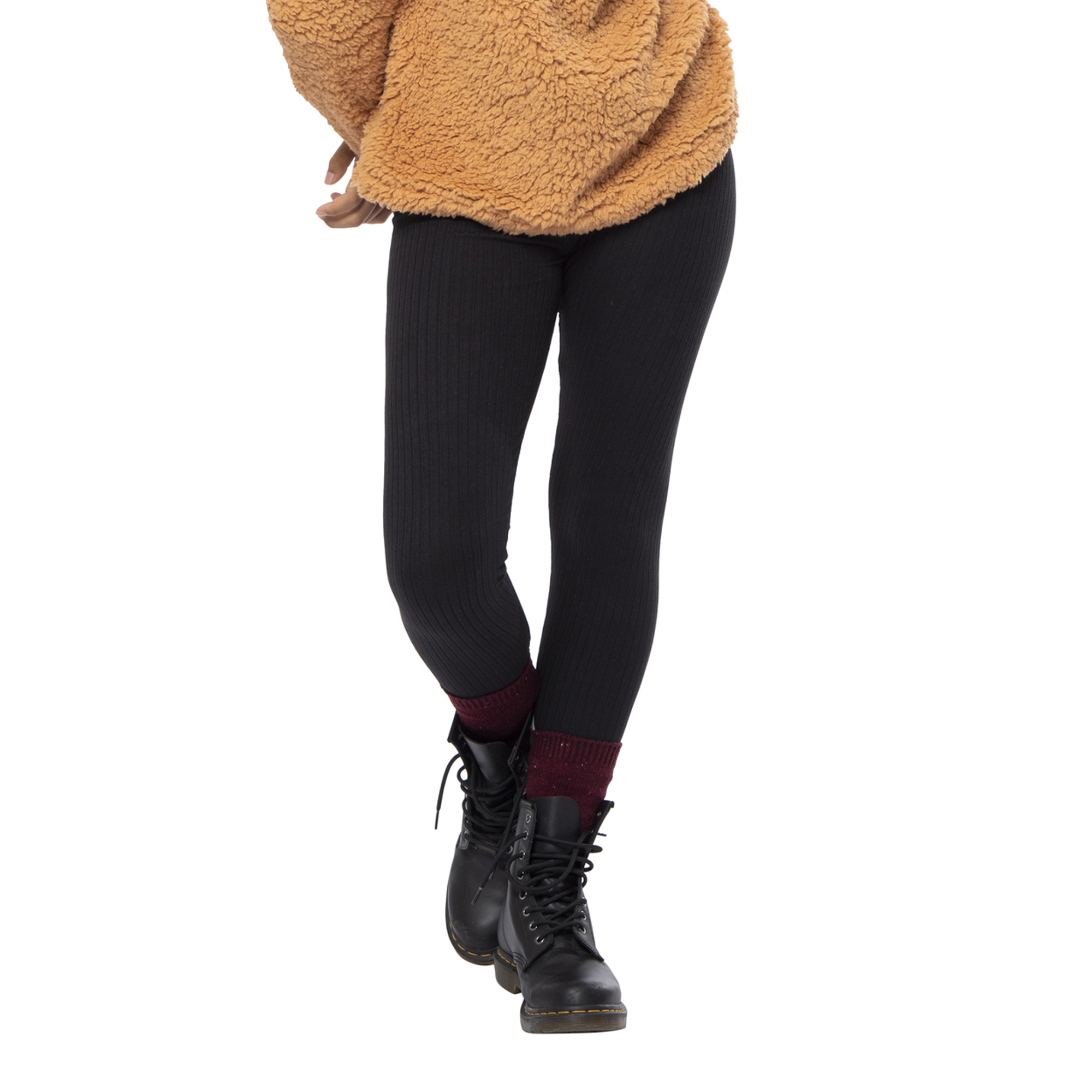 Rib-Knit Leggings
