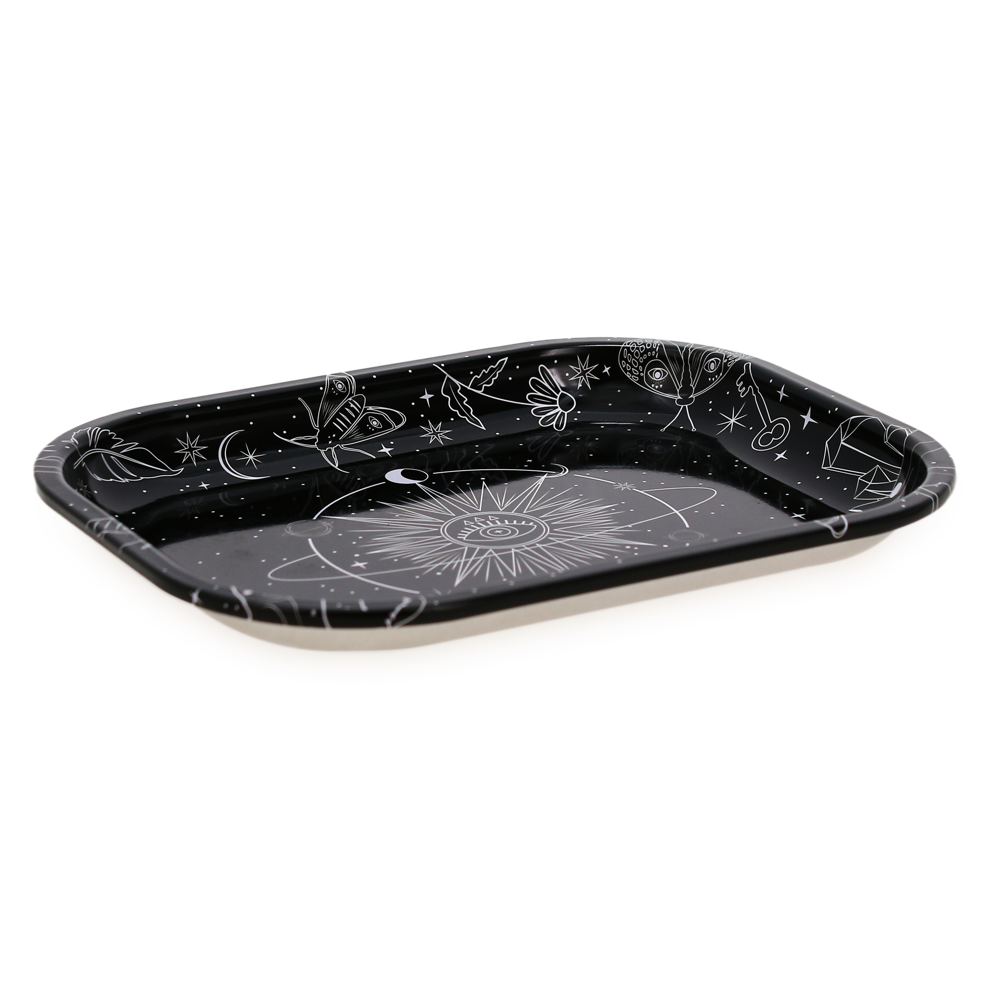 Small Decorative Tray w/ Print 7in x 5.5in