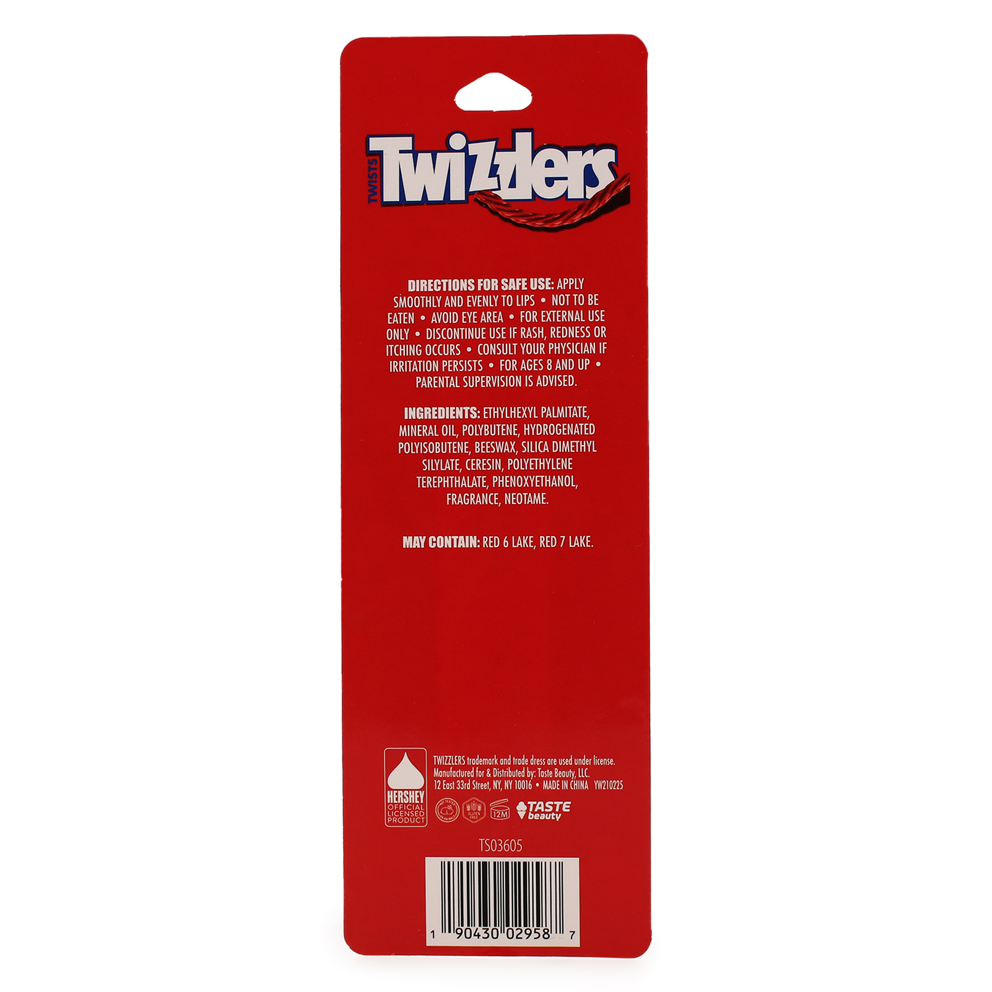 Twizzlers® Strawberry Flavored Lip Gloss 0.14oz