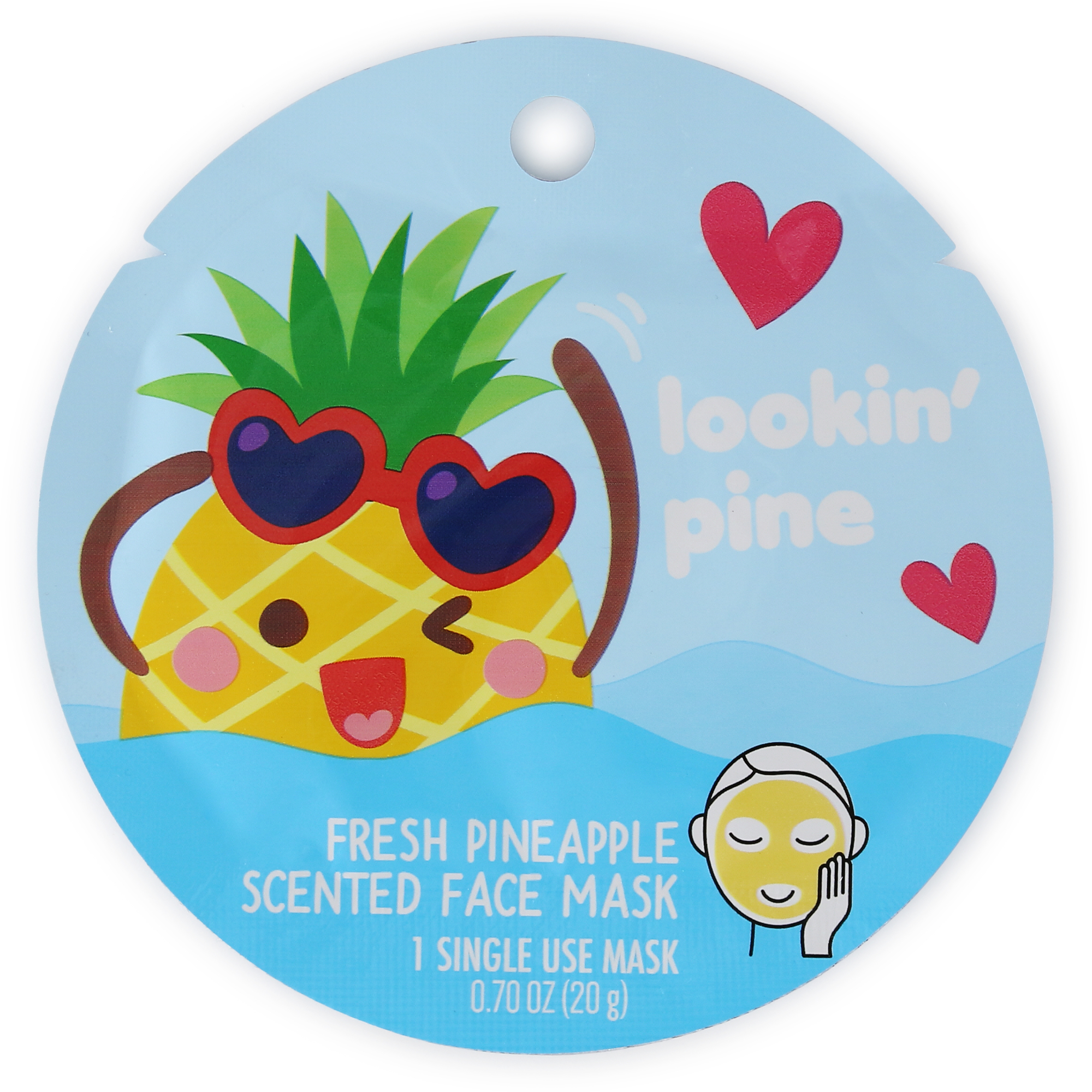 Summer Fruit Scented Face Mask Single Use, 0.67oz