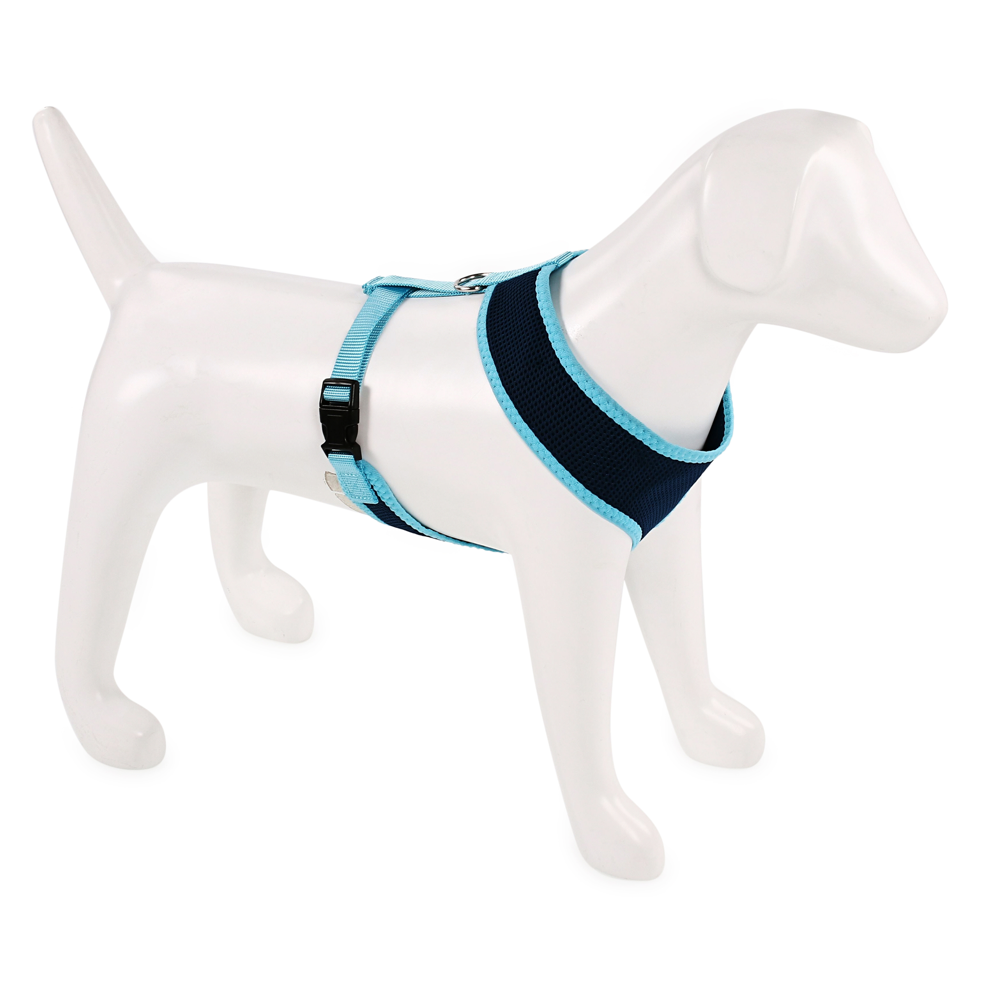 Mesh Pet Harness Vest With Contrast Trim