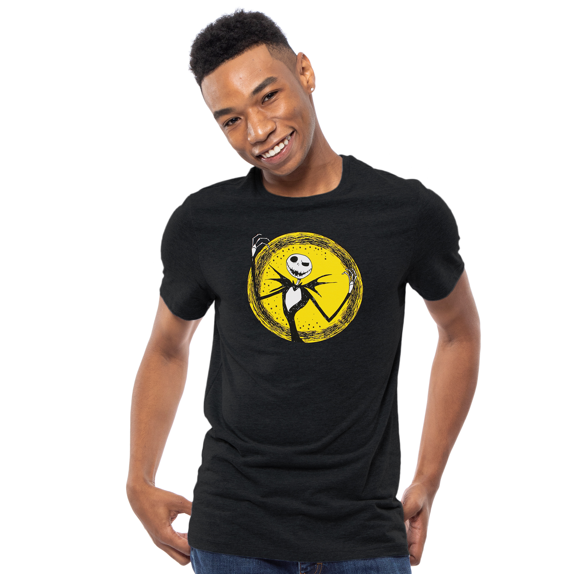 Disney Tim Burton's The Nightmare Before Christmas Jack Skellington & Moon Graphic Tee