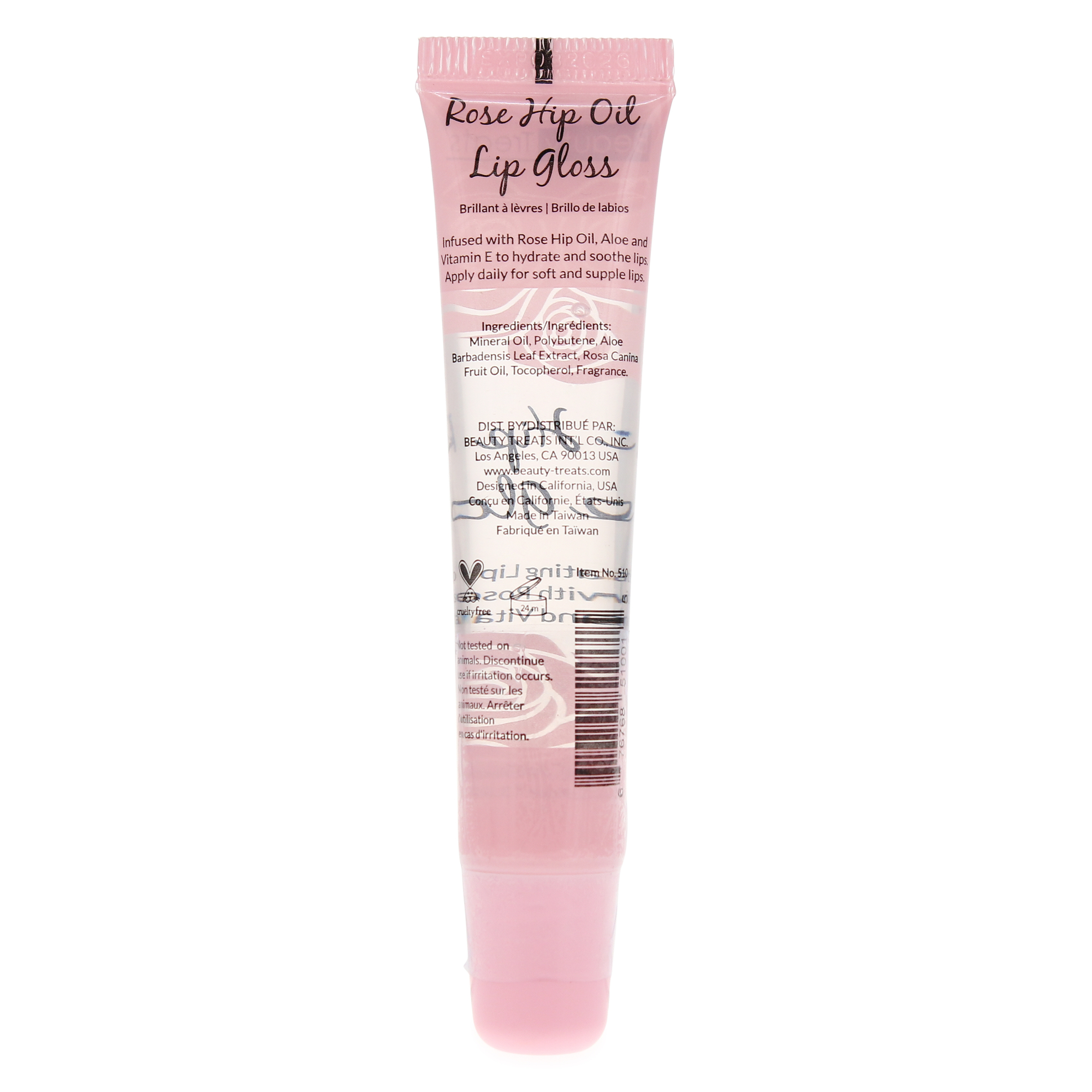Rose Hip Oil Lip Gloss w/ Aloe & Vitamin E 0.63oz