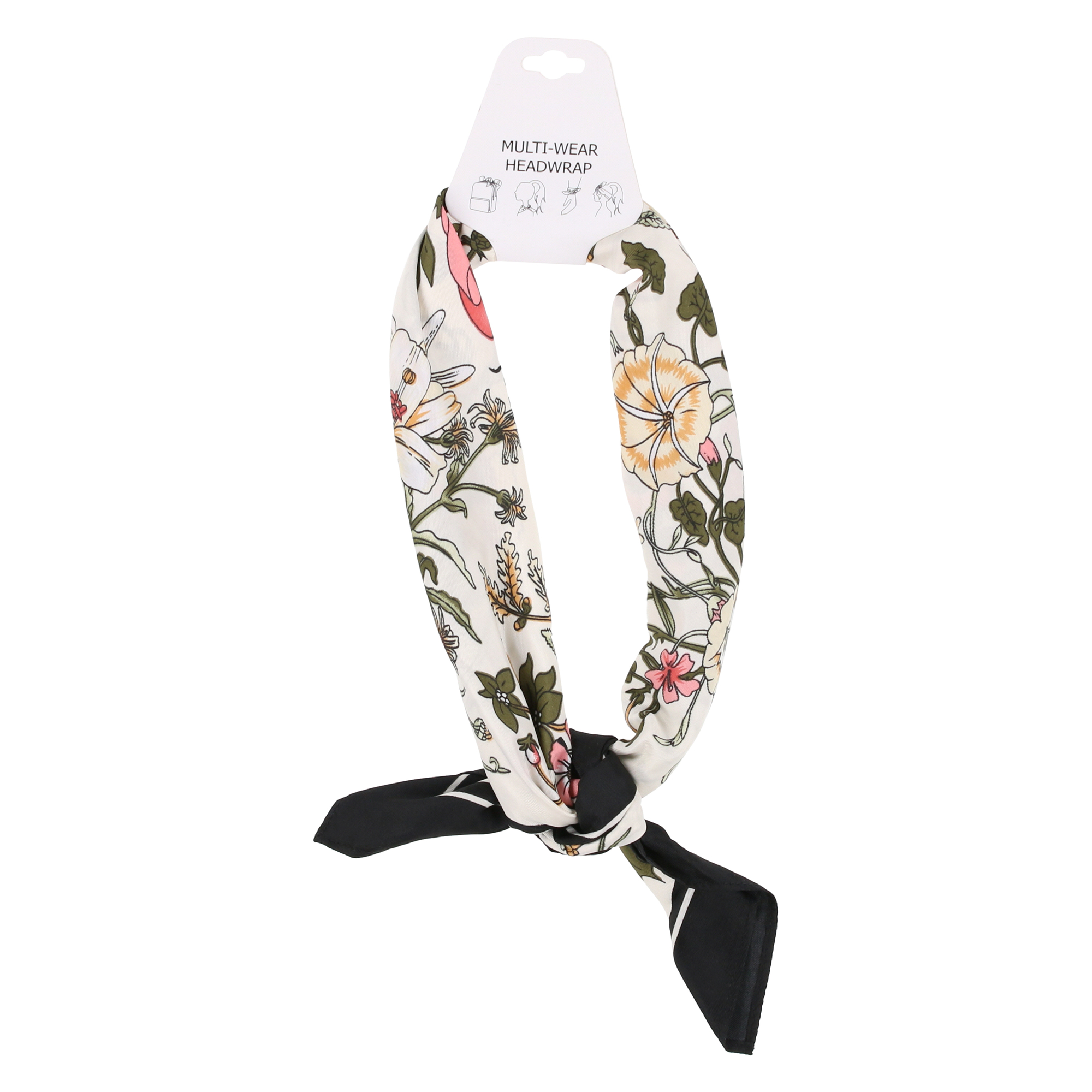 Floral Bandana Headwrap