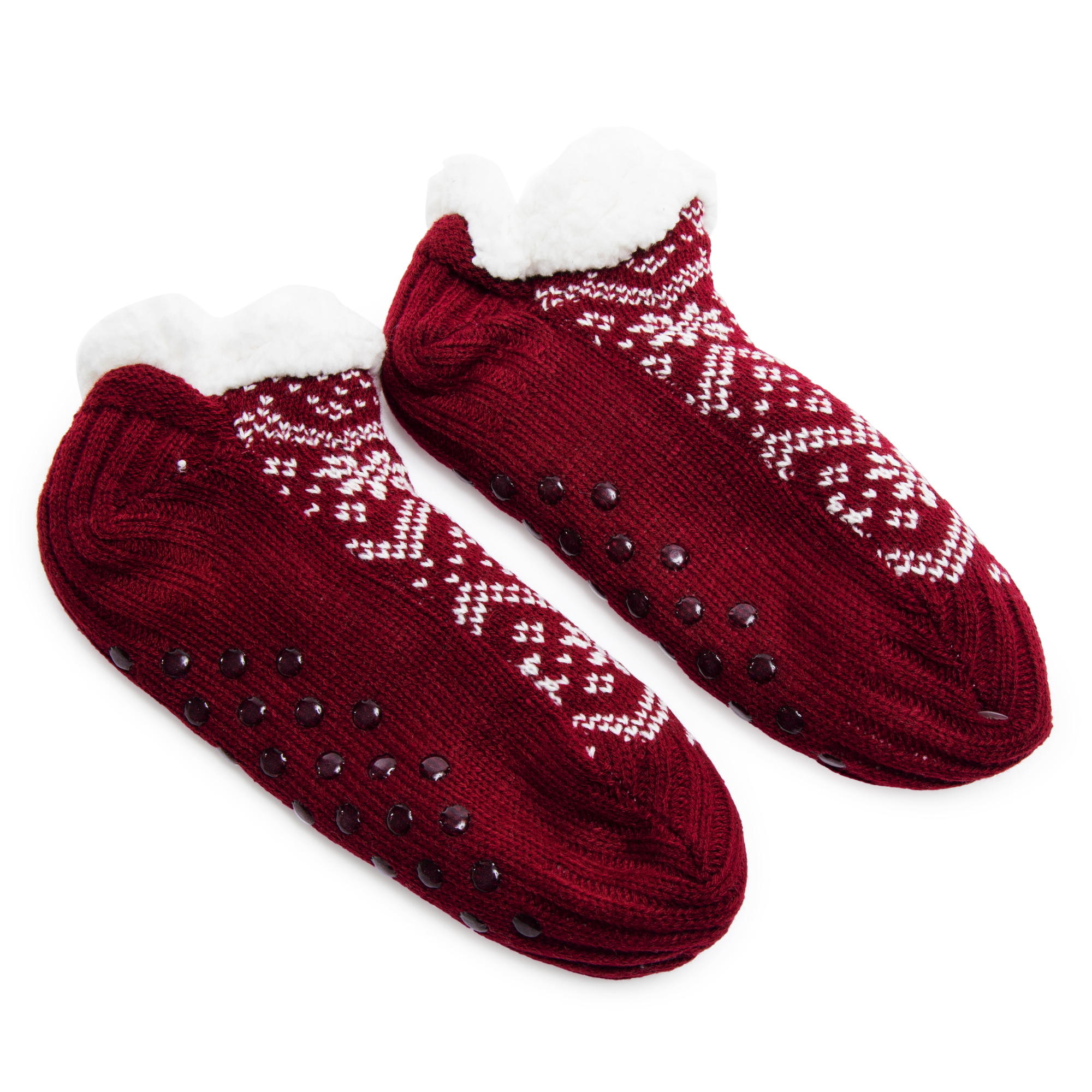 Ladies Fleece & Knit Shorti Slipper Booties