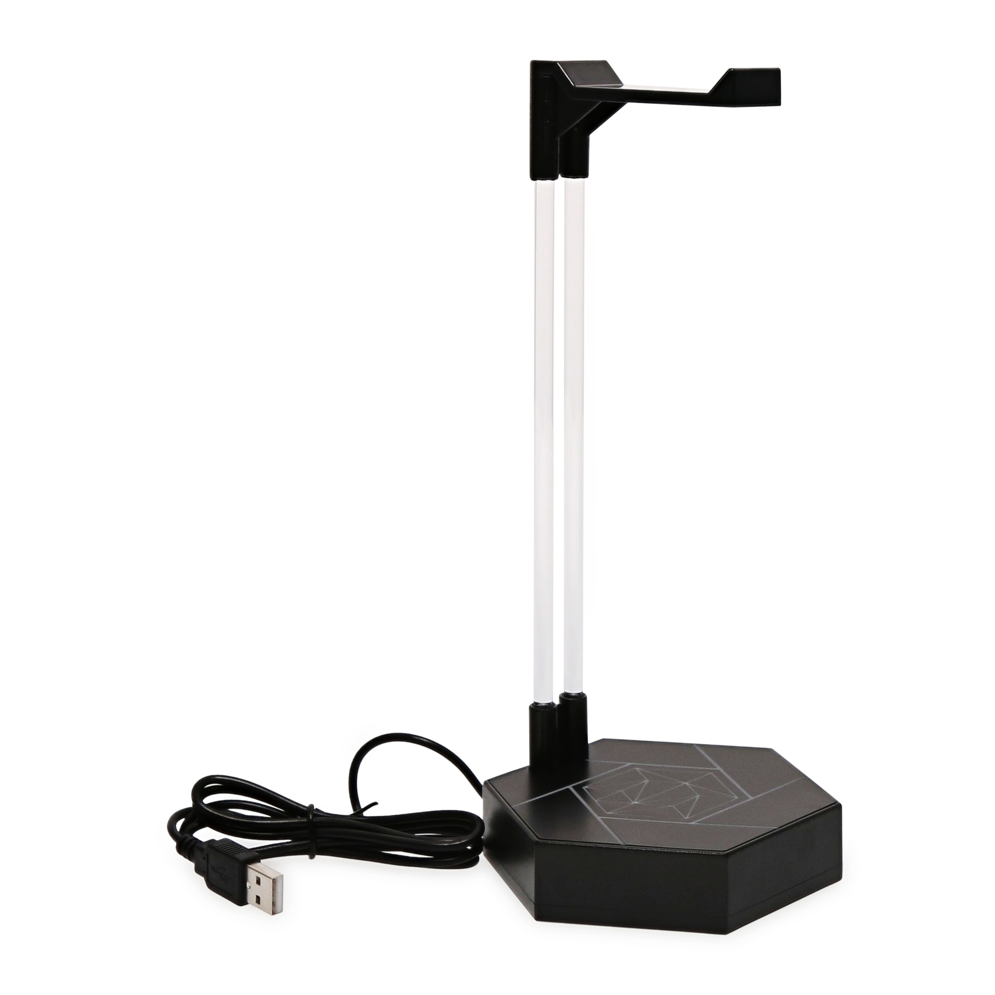 Unlocked Lvl™ Black & Blue Light Up LED Gaming Headset Stand