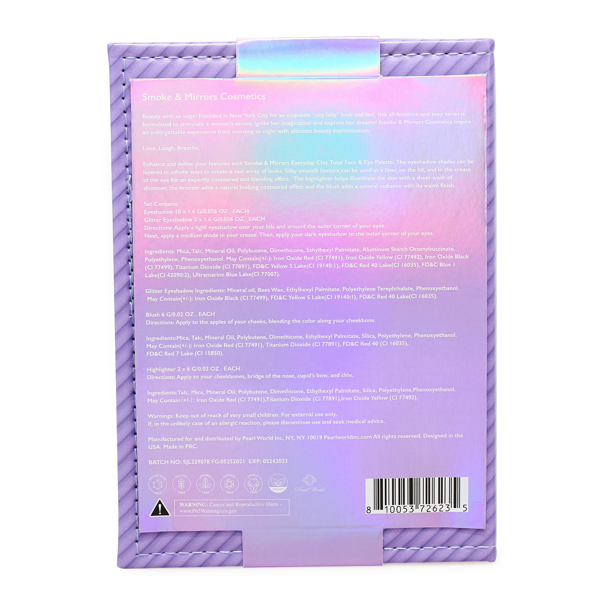 Everyday Chic 23-Piece Face & Eye Makeup Palette