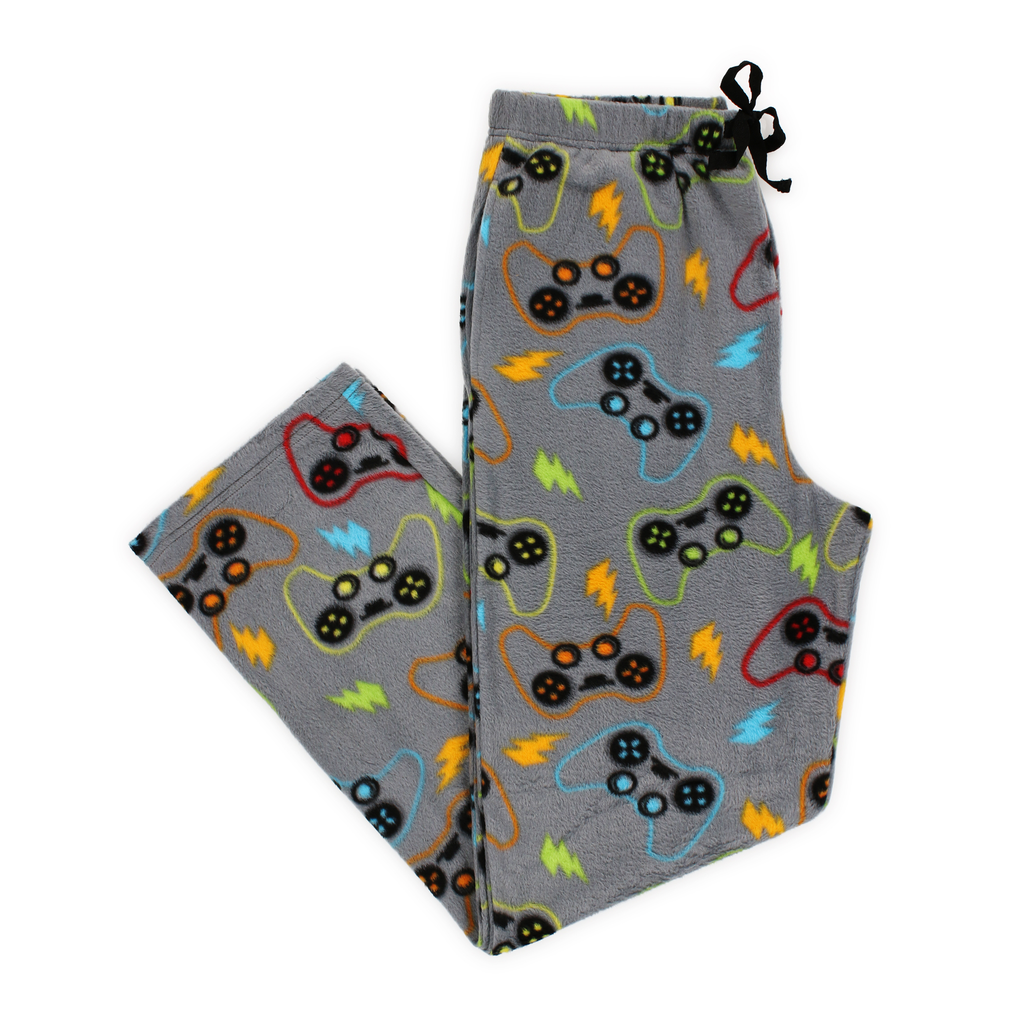 Young Men's Plush Lounge Pants - Gaming Controllers